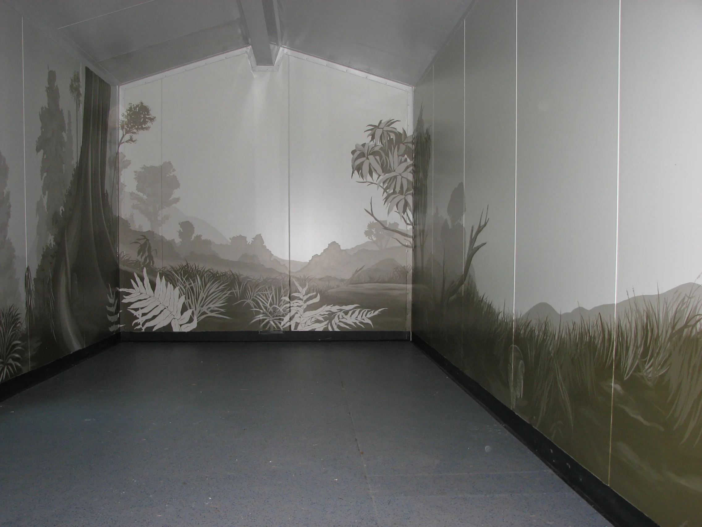 Kiwi Bird Habitat Mural2012Bois Gentil CrecheGreymouth, New Zealand