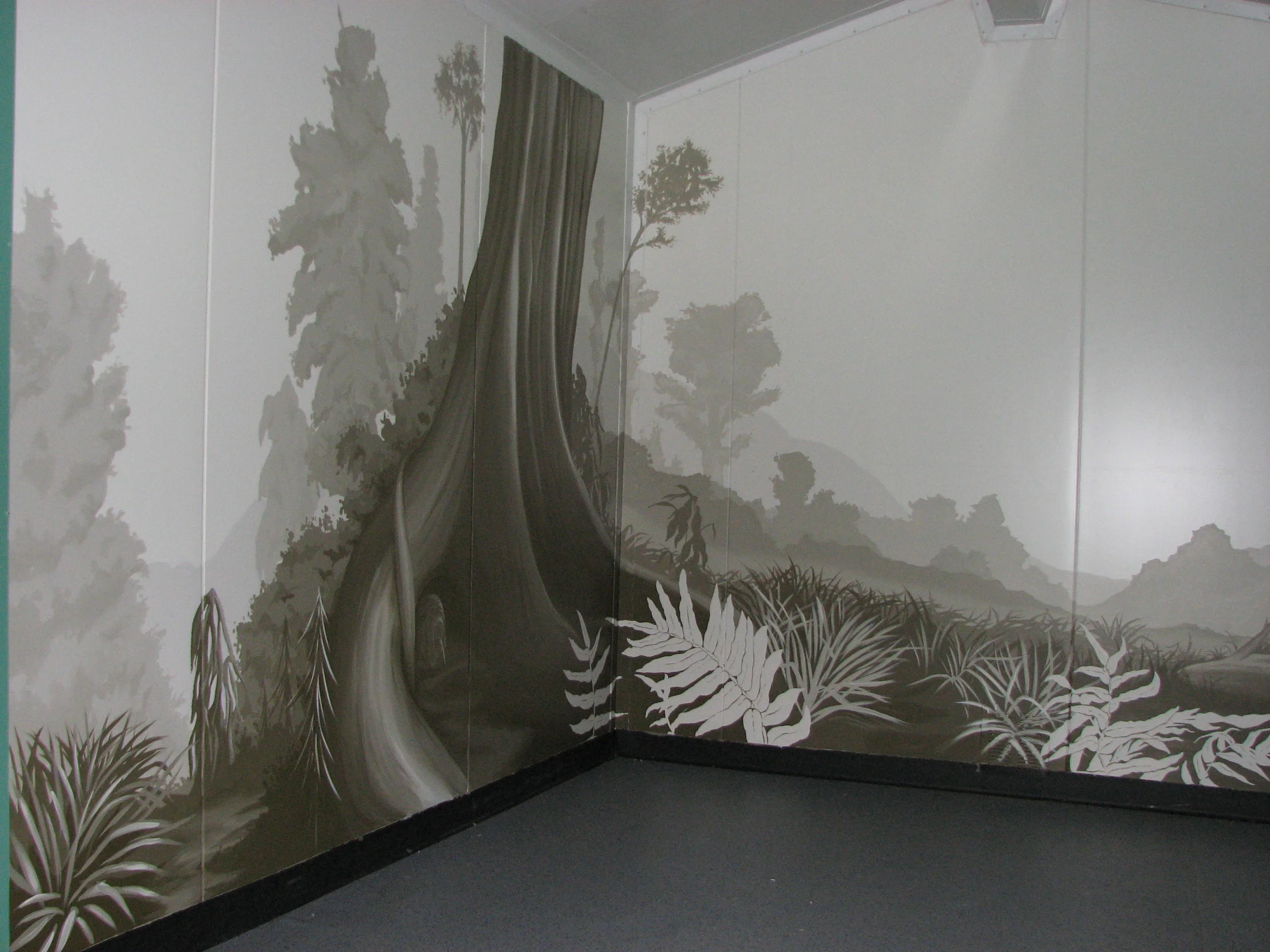 Kiwi Bird Habitat Mural2012Bois Gentil CrecheGreymouth, New Zealand