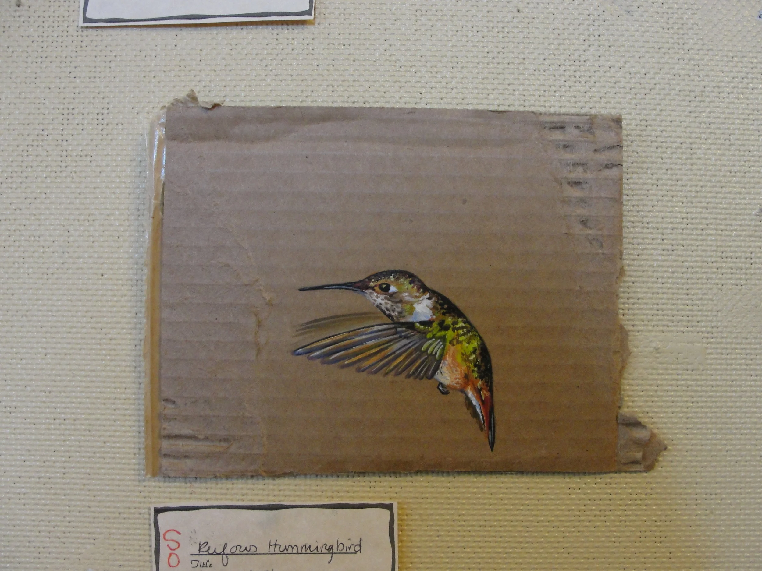 Rufous Hummingbird2012Acrylic