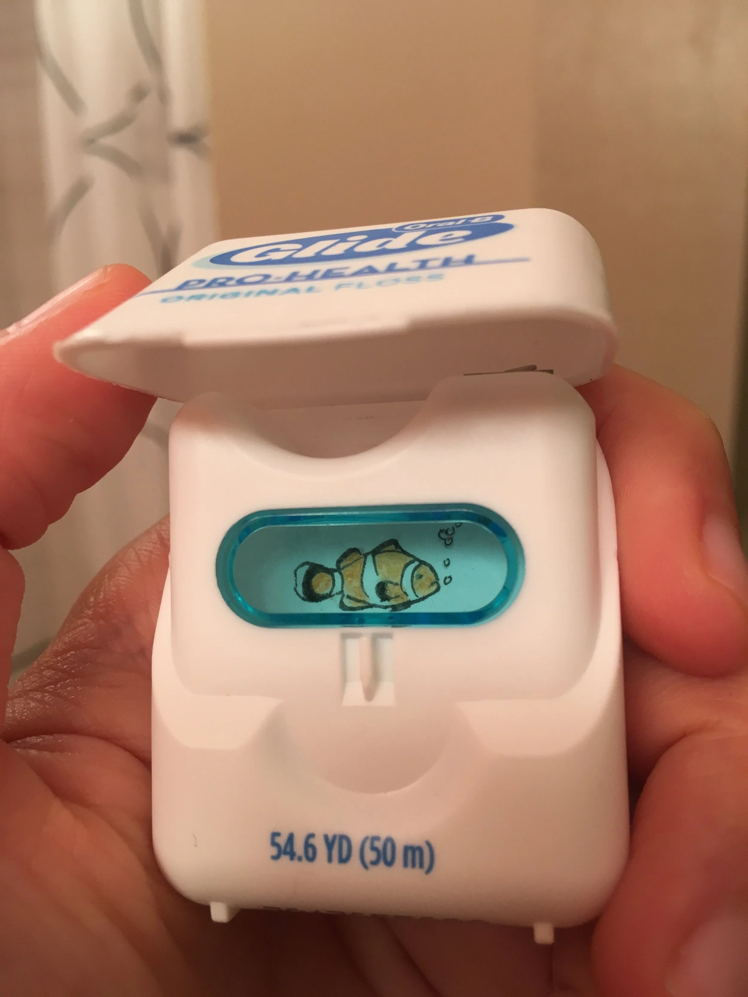 Floss Aquarium<br>2017<br>Mixed Media