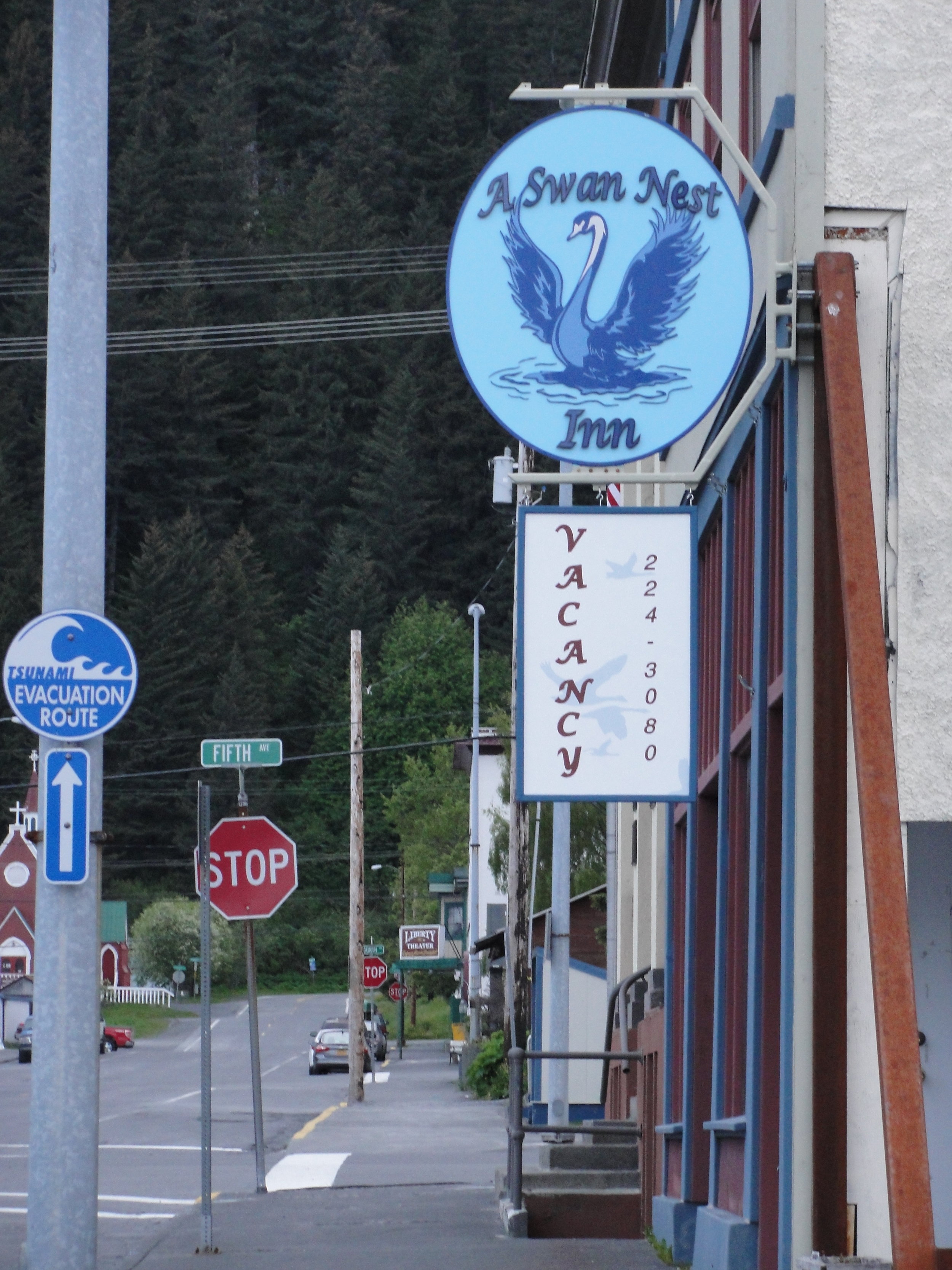 Vacancy Sign<br>2012<br>A Swan Nest Inn<br>Seward, AK
