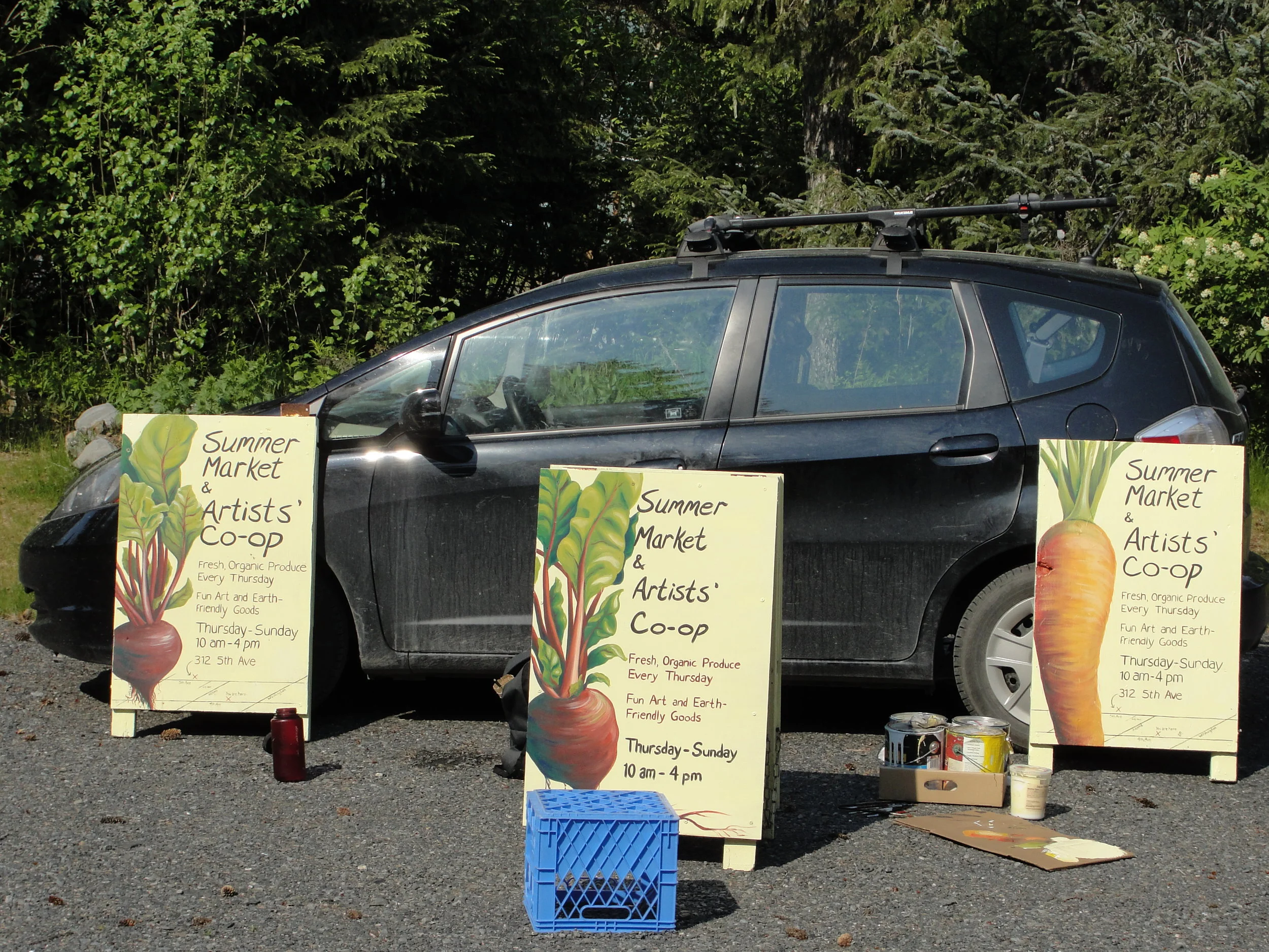 Market Signs<br>2012<br>The Grazing Moose<br>Seward, AK