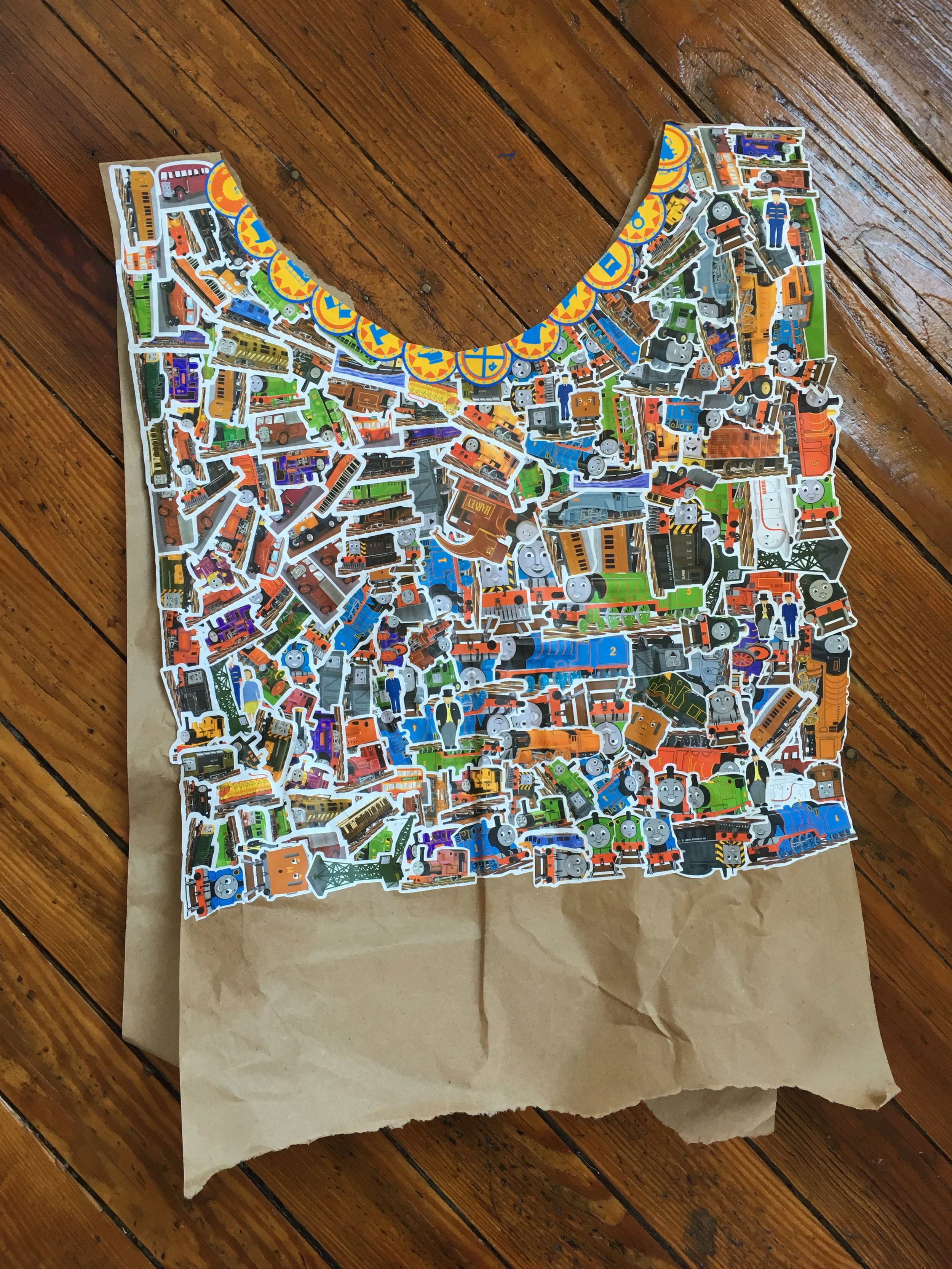 Thomas The Tank Engine Sticker Shirt 2018 Paper, Stickers, Glue