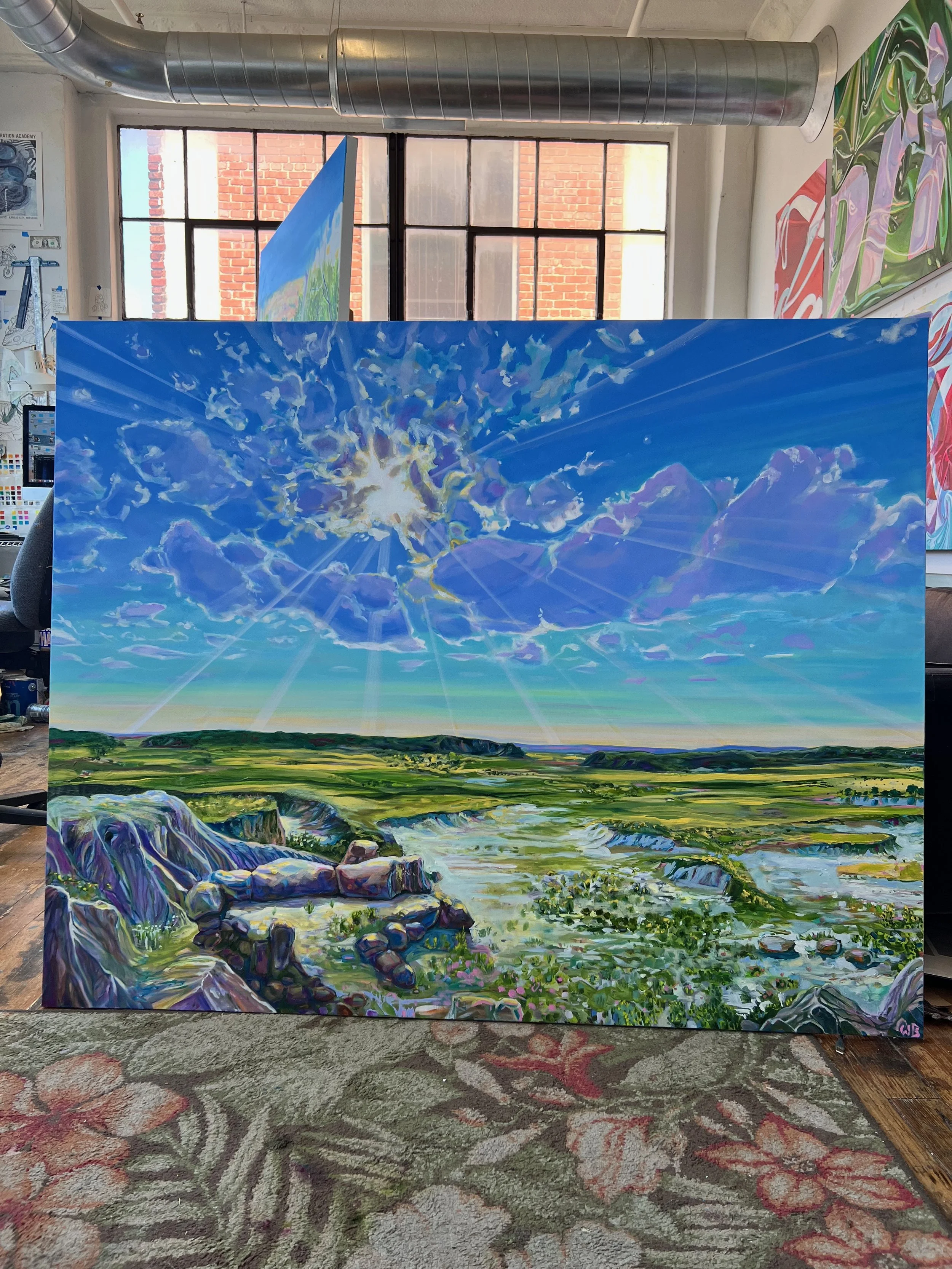 Montana View. 48"x60"