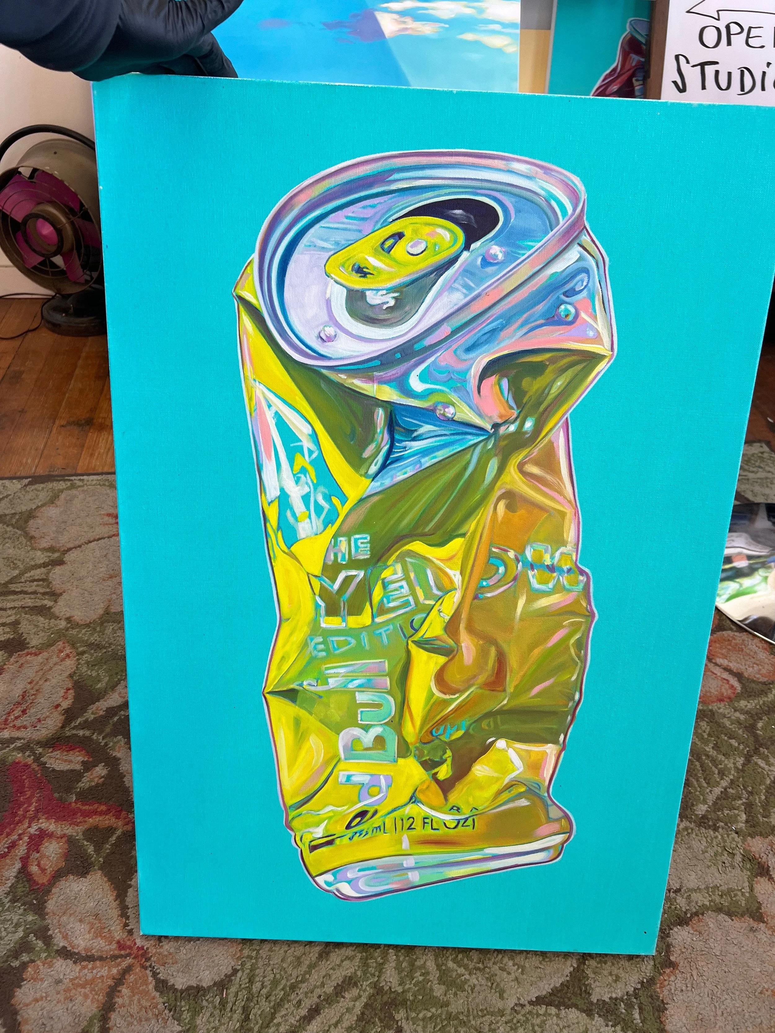 Crushed Red Bull Yellow #2 (Sold)