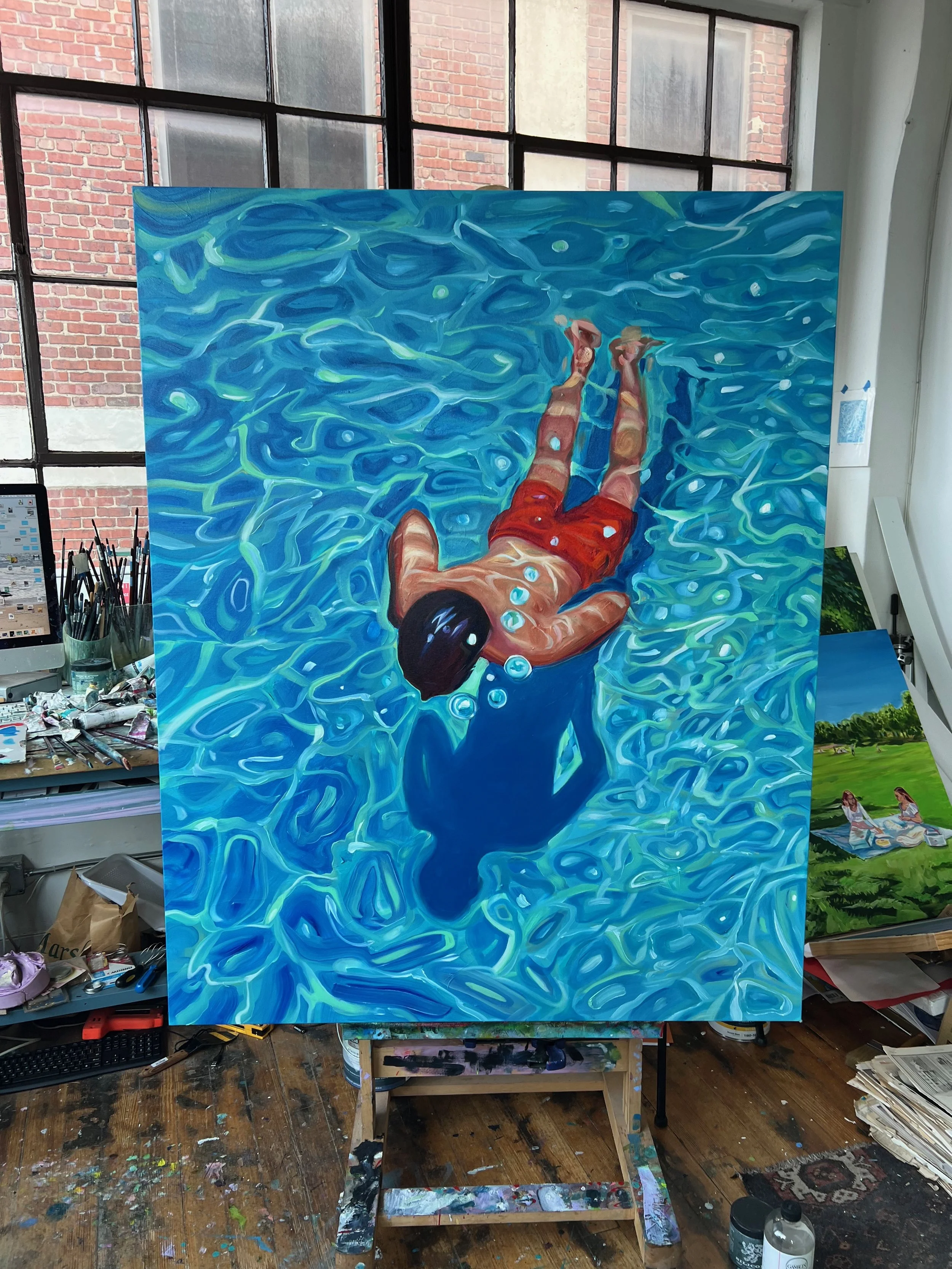 Silence. 60"x48" Oil on Canvas