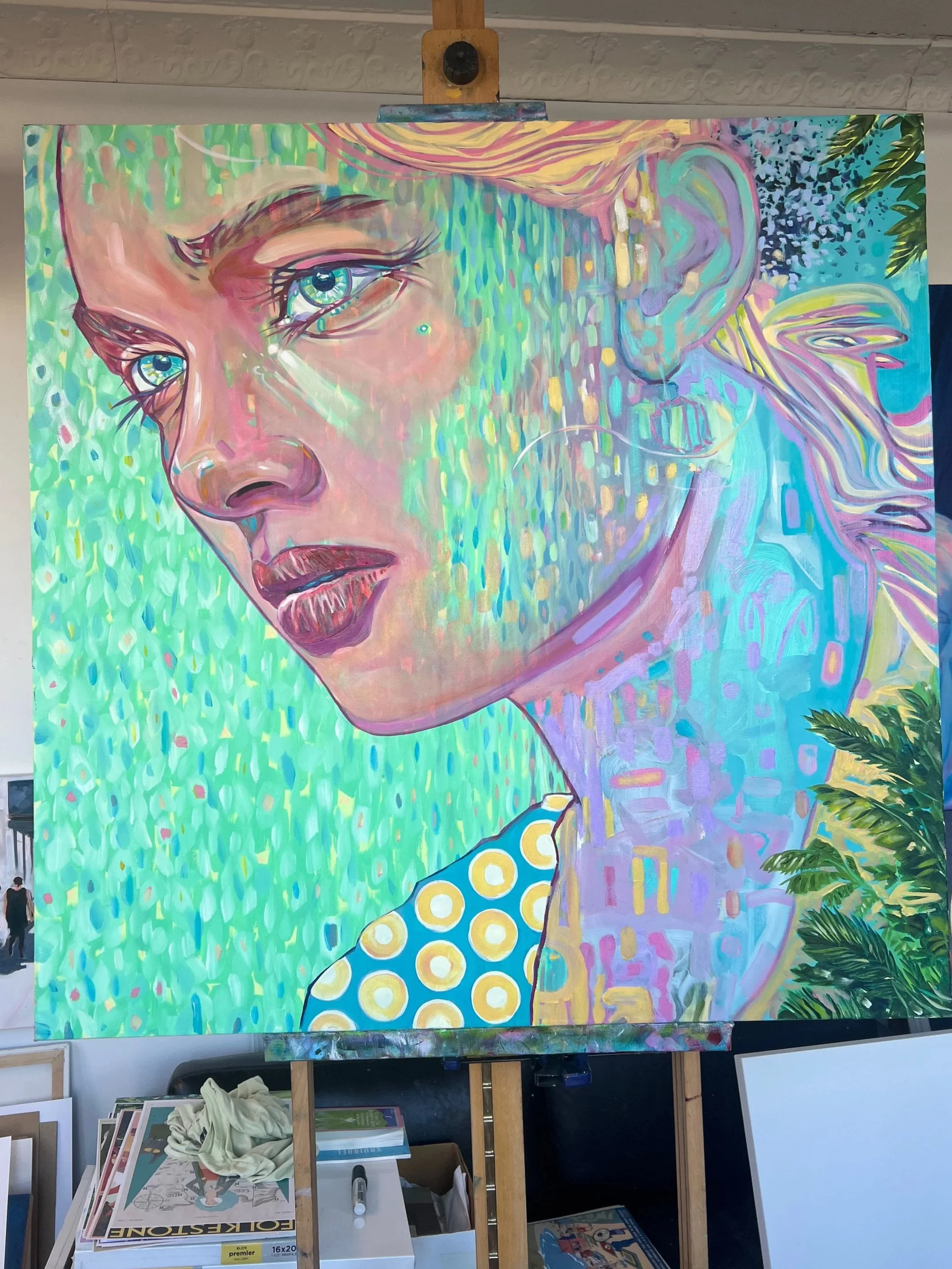 Madeleine 48x48" Oil on Canvas