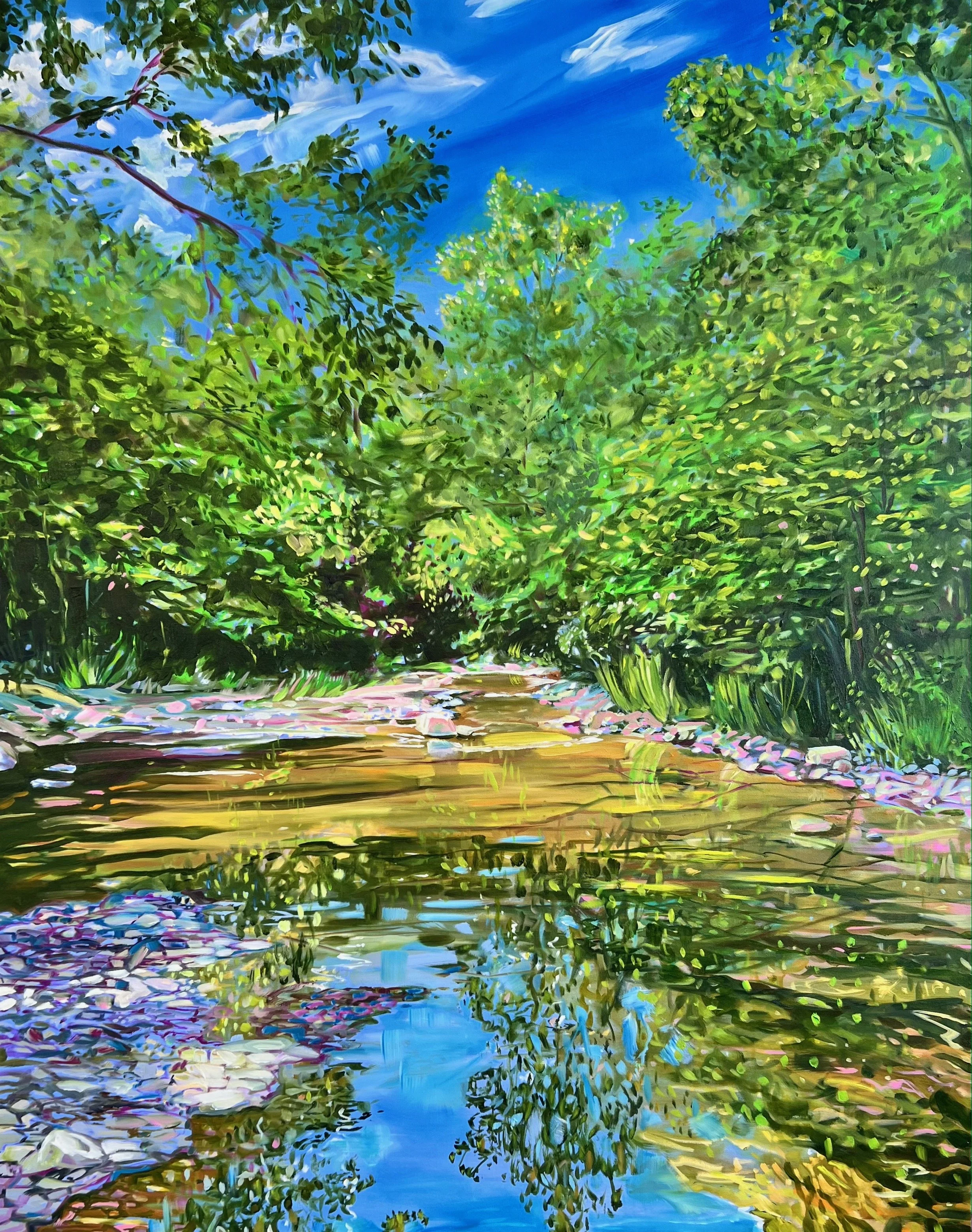 Light in August 1, 60"x48" Oil on canvas