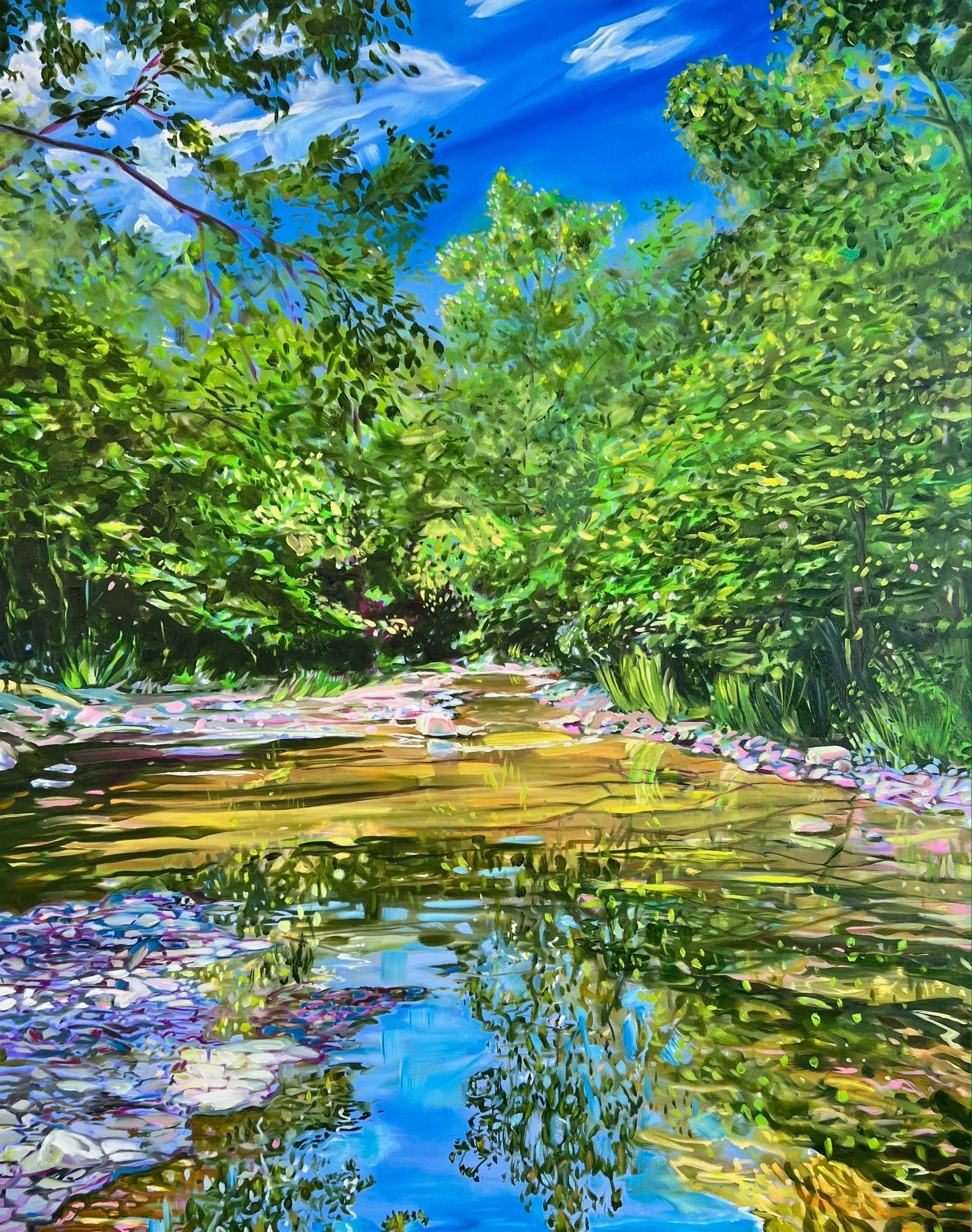Light in August 1, 60"x48" Oil on canvas