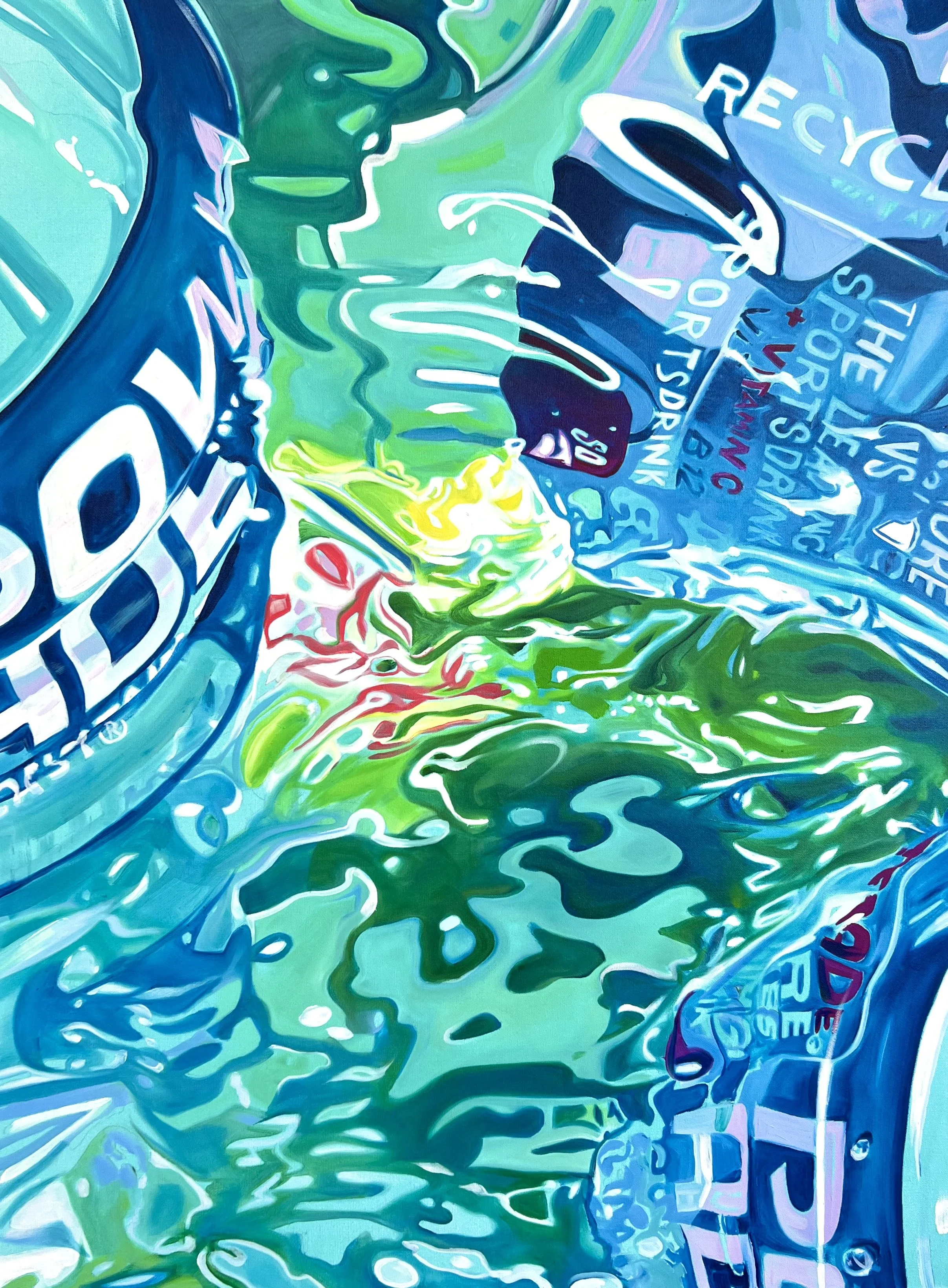 Cooler View 60"x48" oil on canvas