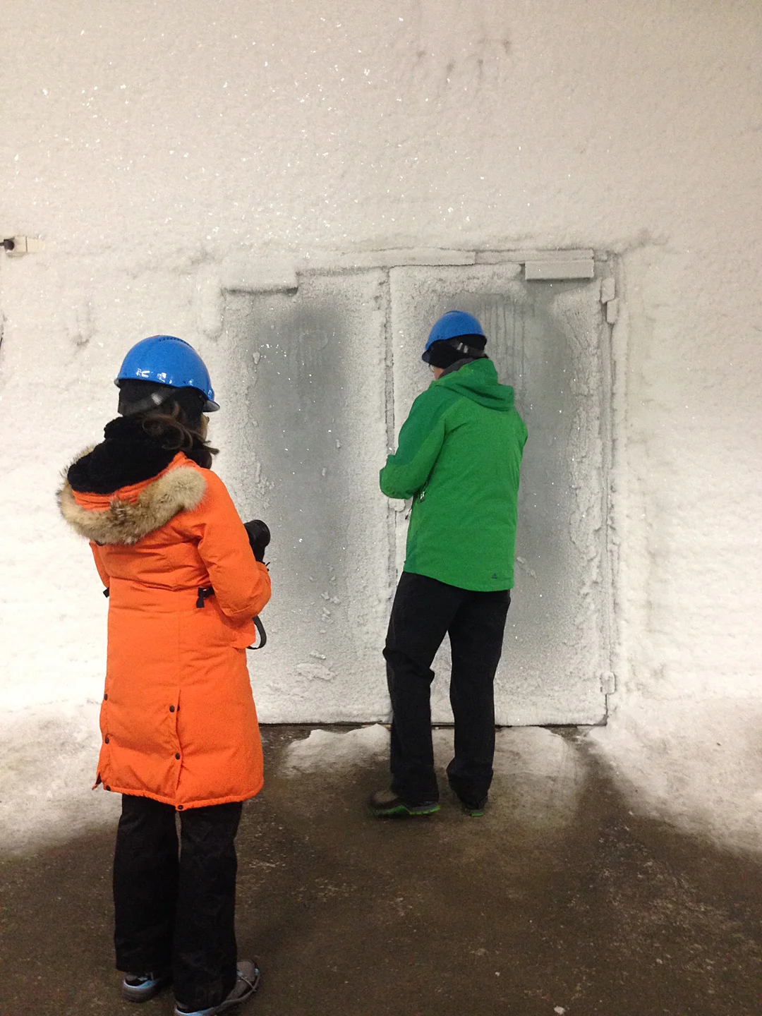 Temperatures are kept at -30 degree F in the Svalbard Seed Vault.