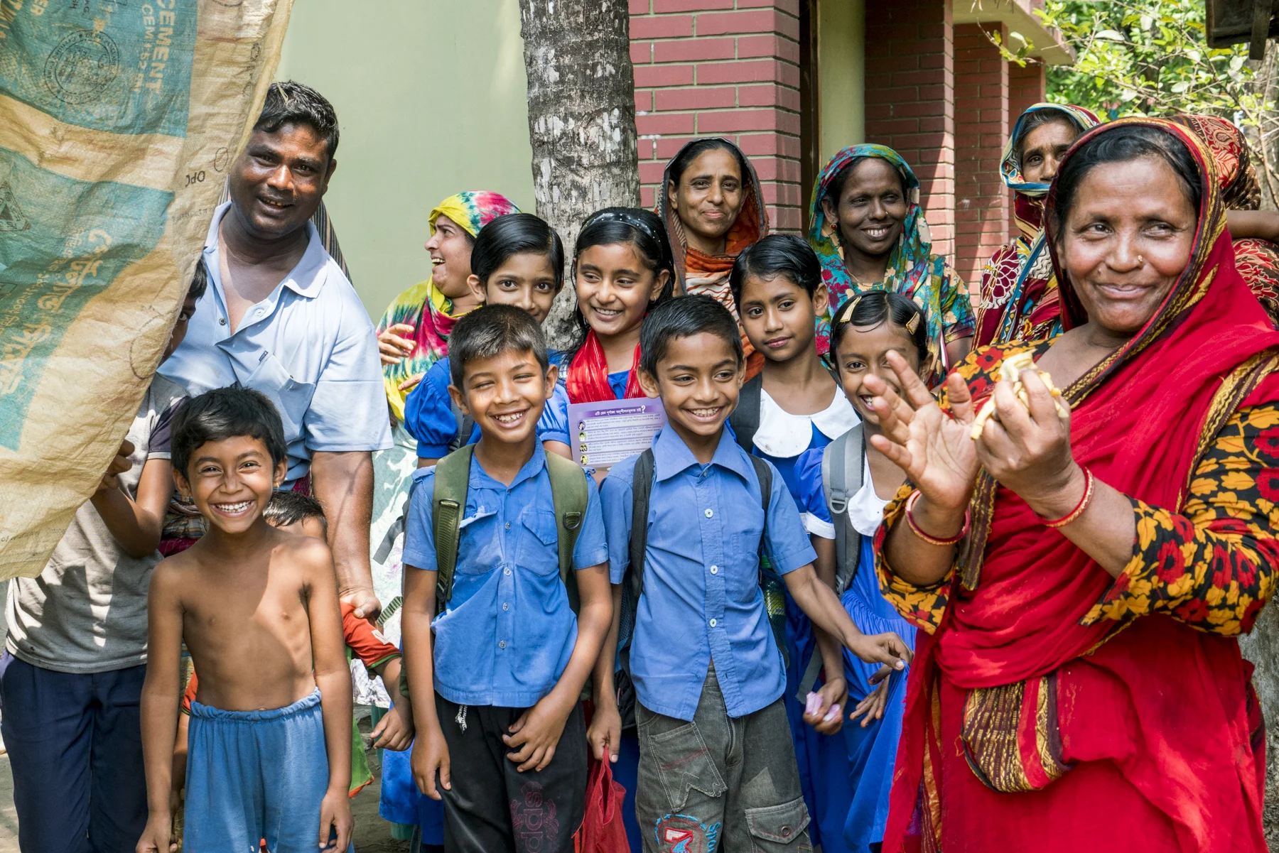 The council leader and the people of her village