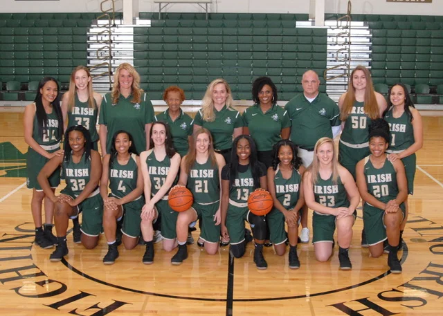 Judge Jones and the St.&nbsp;Vincent St. Mary High School girls basketball team