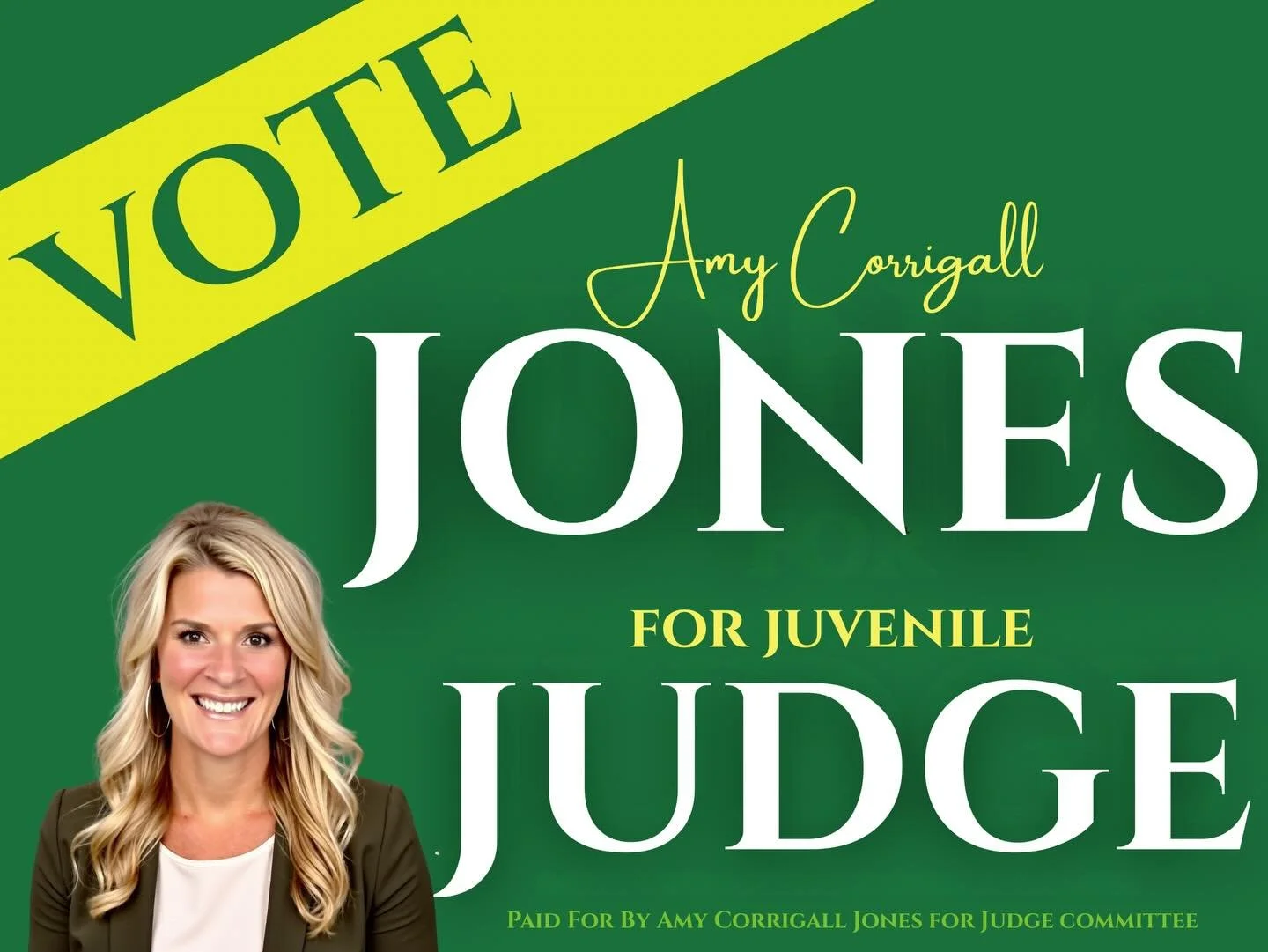 Get Ready! Jones for Juvenile Judge - Official Endorsement Announcements Coming Soon! Visit www.justvotejones.com☘️🌟