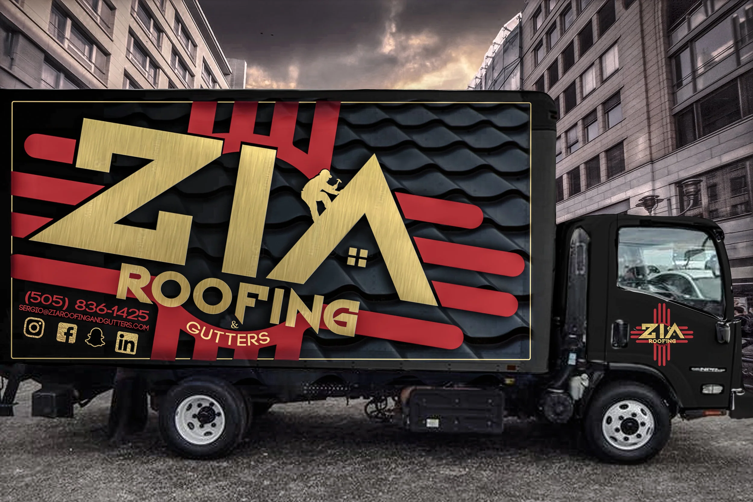 Contact Zia Roofing and Gutters for all of your roofing needs; new roofs, damaged roofs, repairs, seamless gutters and upvc gutters as well. 