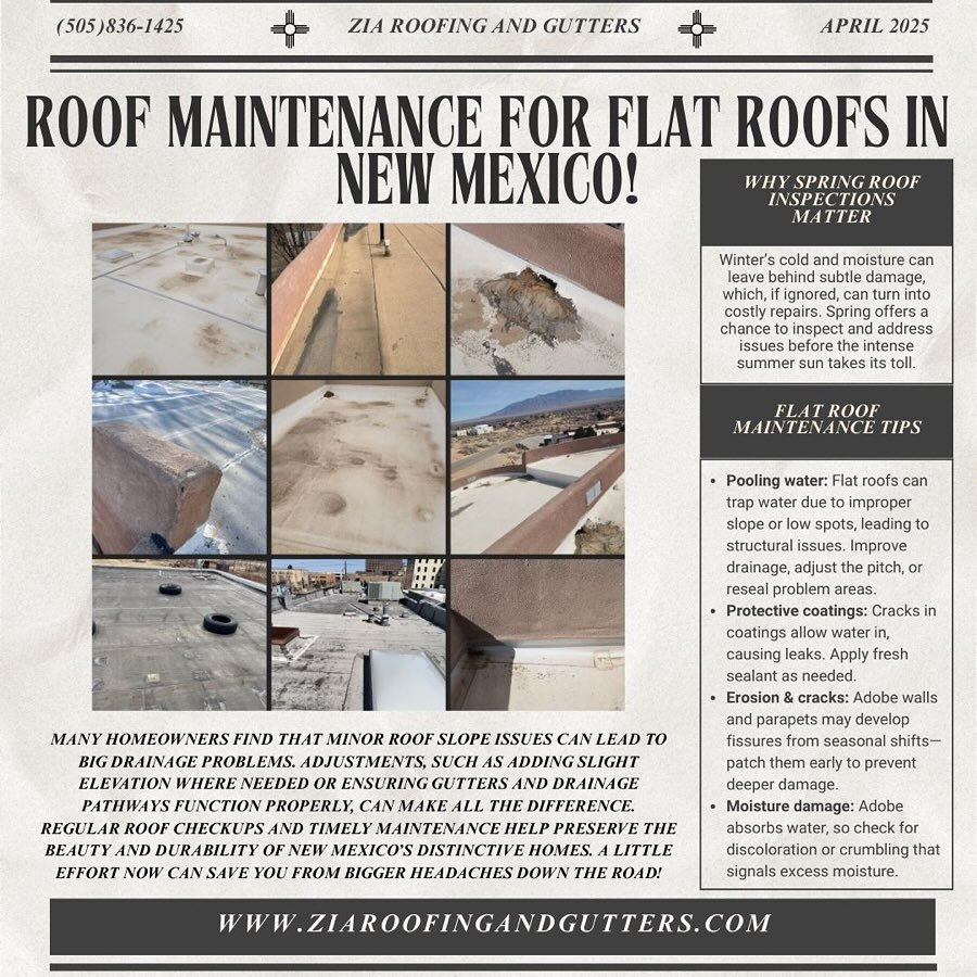 Roof damage like this doesn&rsquo;t wait for the perfect moment&mdash;it can lead to costly repairs if left unchecked. 🏠 From cracks and pooling water to worn-out surfaces, these photos highlight some of the issues we&rsquo;ve encountered. Regular m