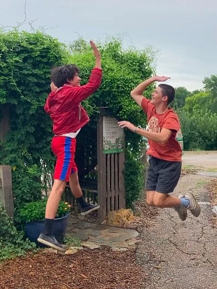 On Friday, the Student Gardeners ran the workday themselves while the “boss” (that would be me, Nancy) was out of town. Looks like they had some fun! And, as expected, did everything they needed to do. Of course! They are dependable, resp