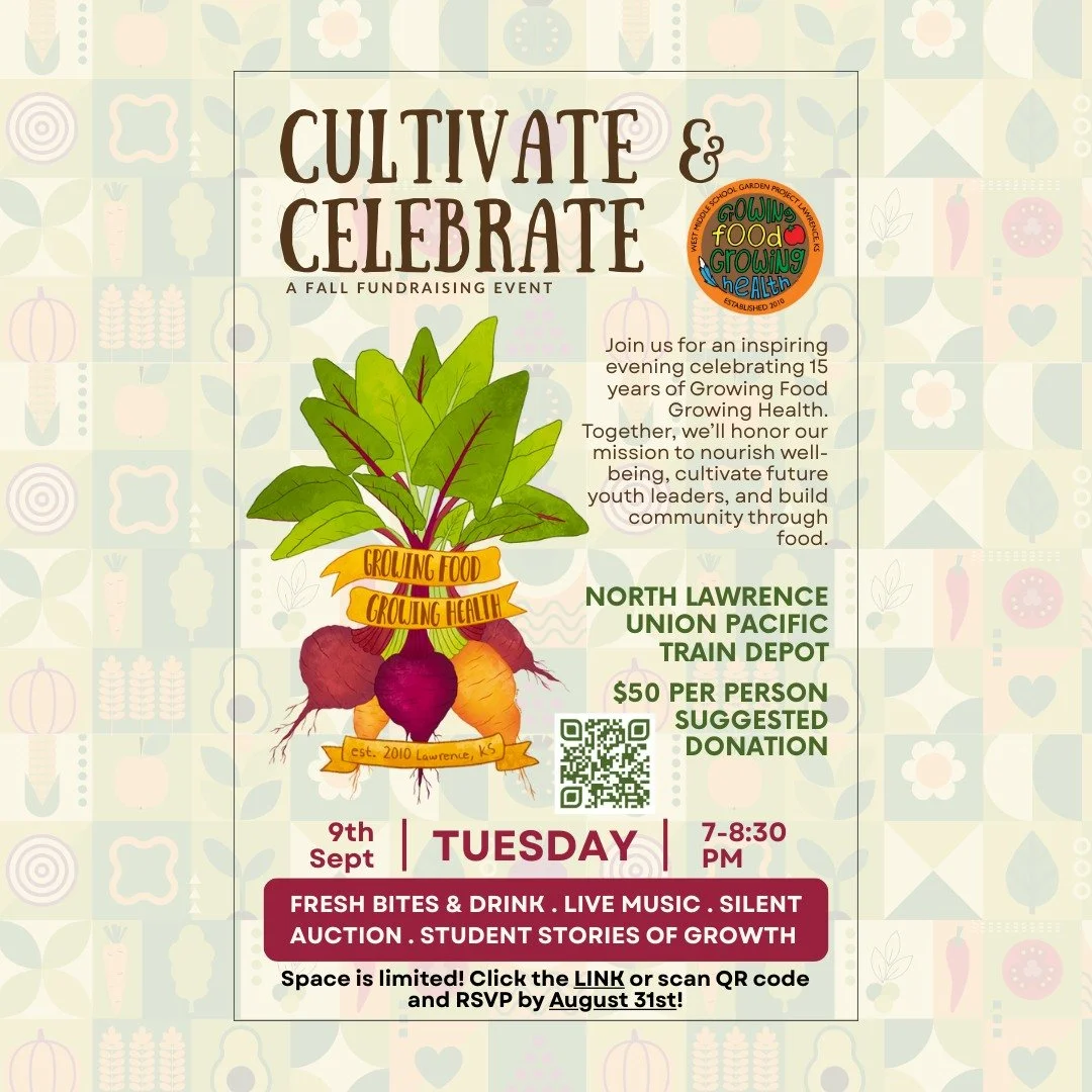 #lawrenceks #CommunityThroughFood #growingfoodgrowinghealth #CultivateAndCelebrate
https://forms.gle/EvmmninRDCTrjn4L9