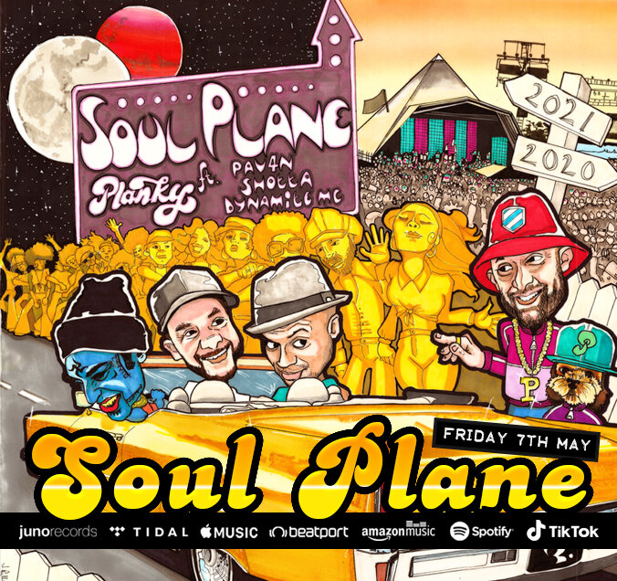 Planky ft: Harry Shotta, PAV4N &amp; Dynamite MC - Soul plane (Single)