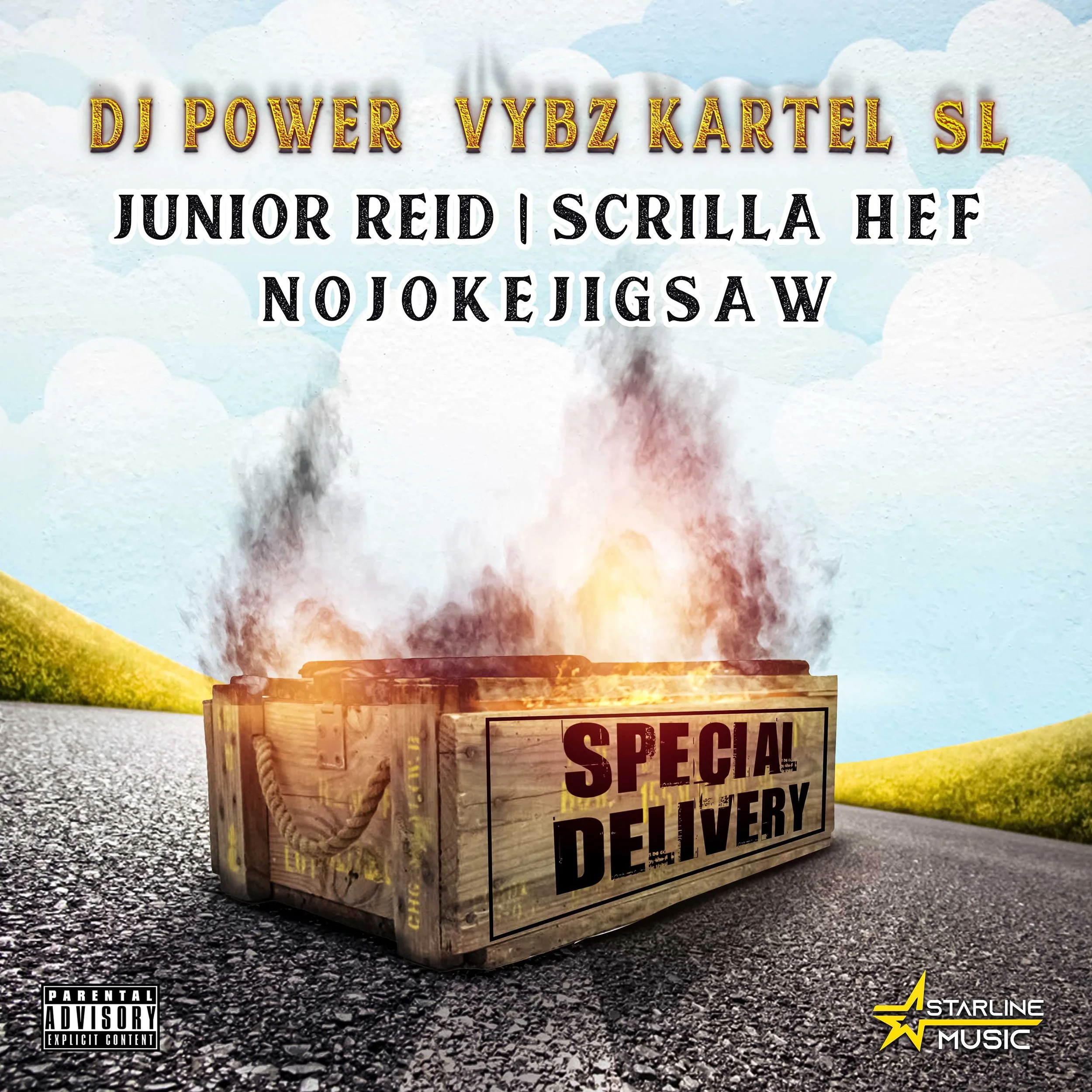 DJ Power, Vybz Kartel, SL, Junior Reid, NojokeJigsaw + Scrilla Hef -  Special Delivery (Official Video)