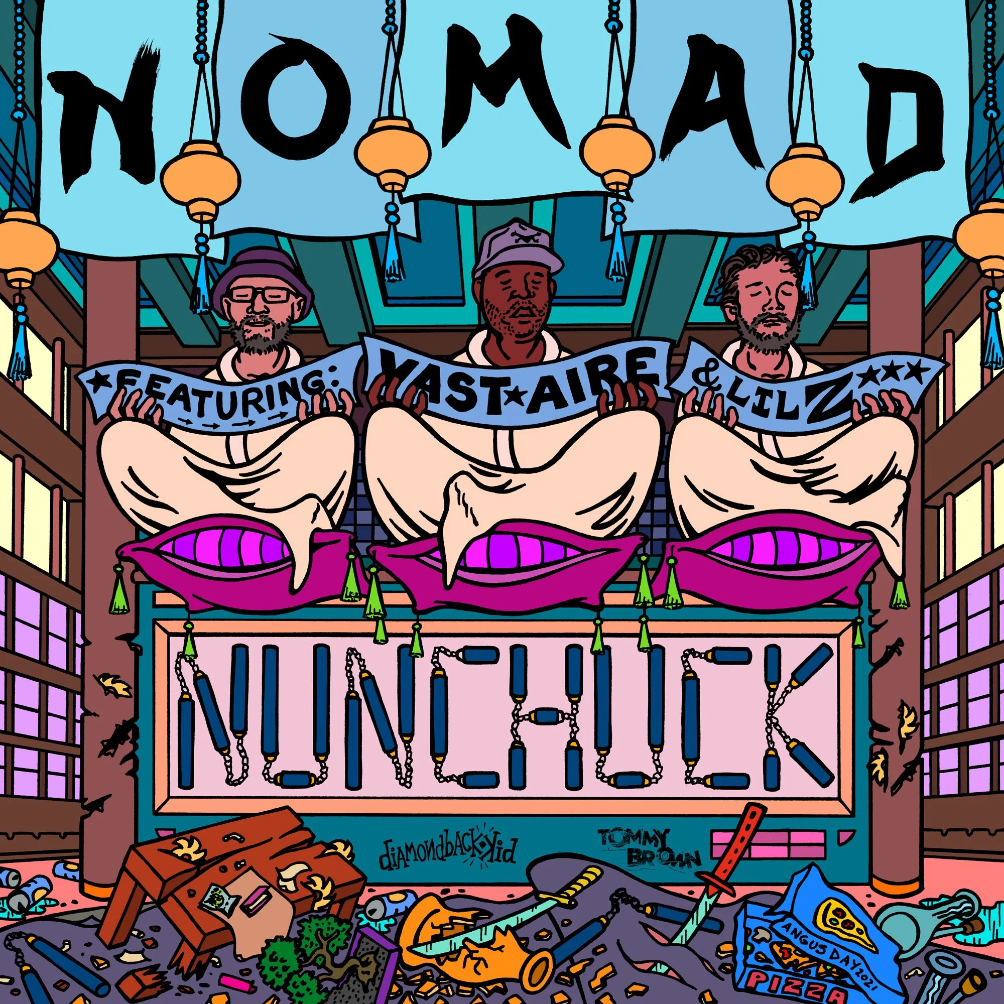 N.O.M.A.D. - ft: Vast Aire + Lil Z - Nunchuck (Single)