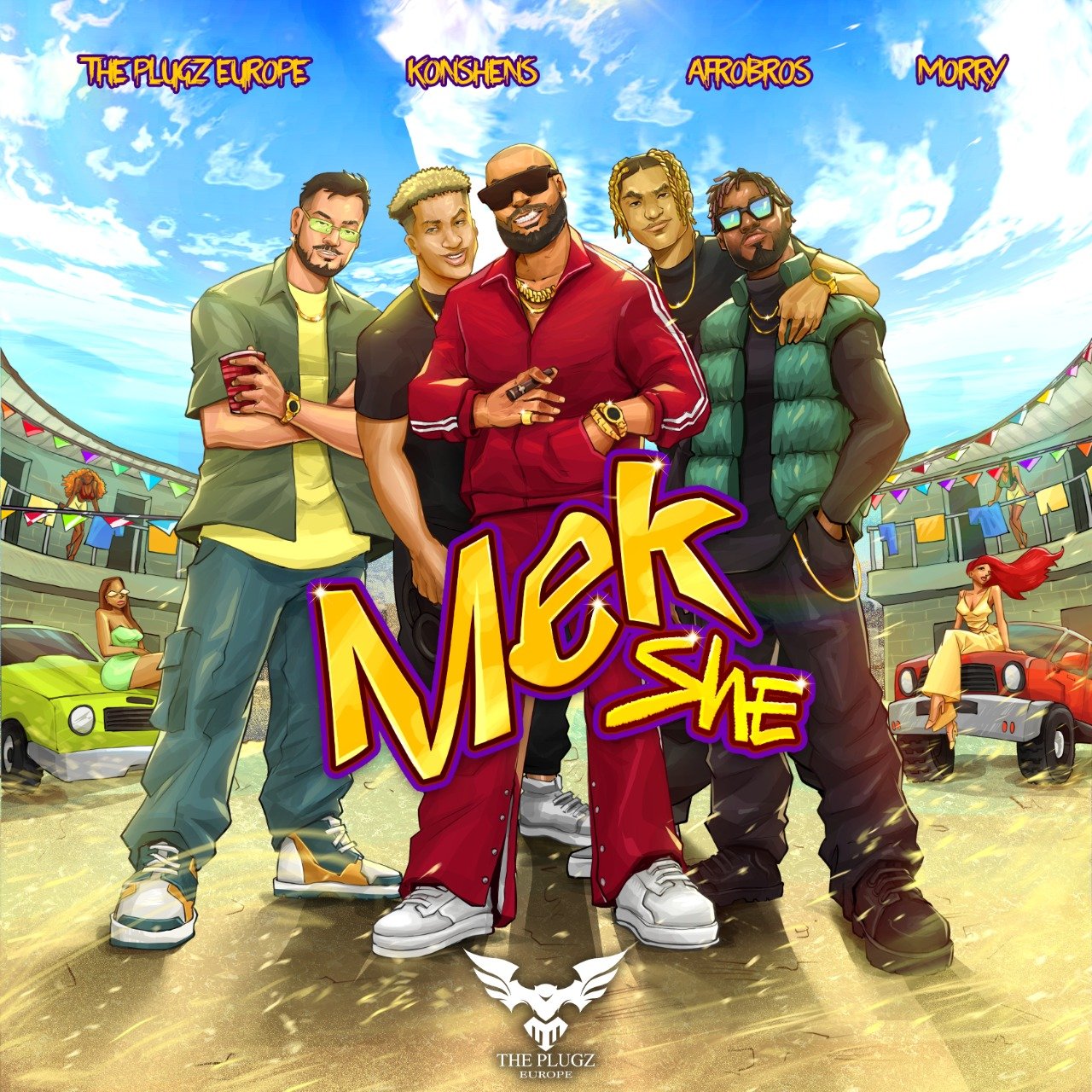 The Plugz Europe ft: Konshens + Afro Bros - Mek She (Single)