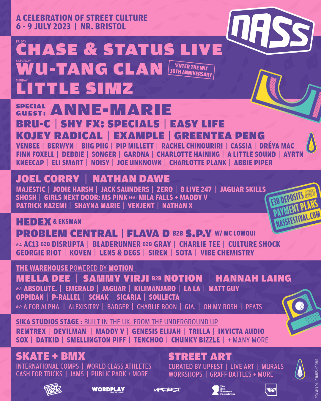 Nass festival announce 3rd lineup!