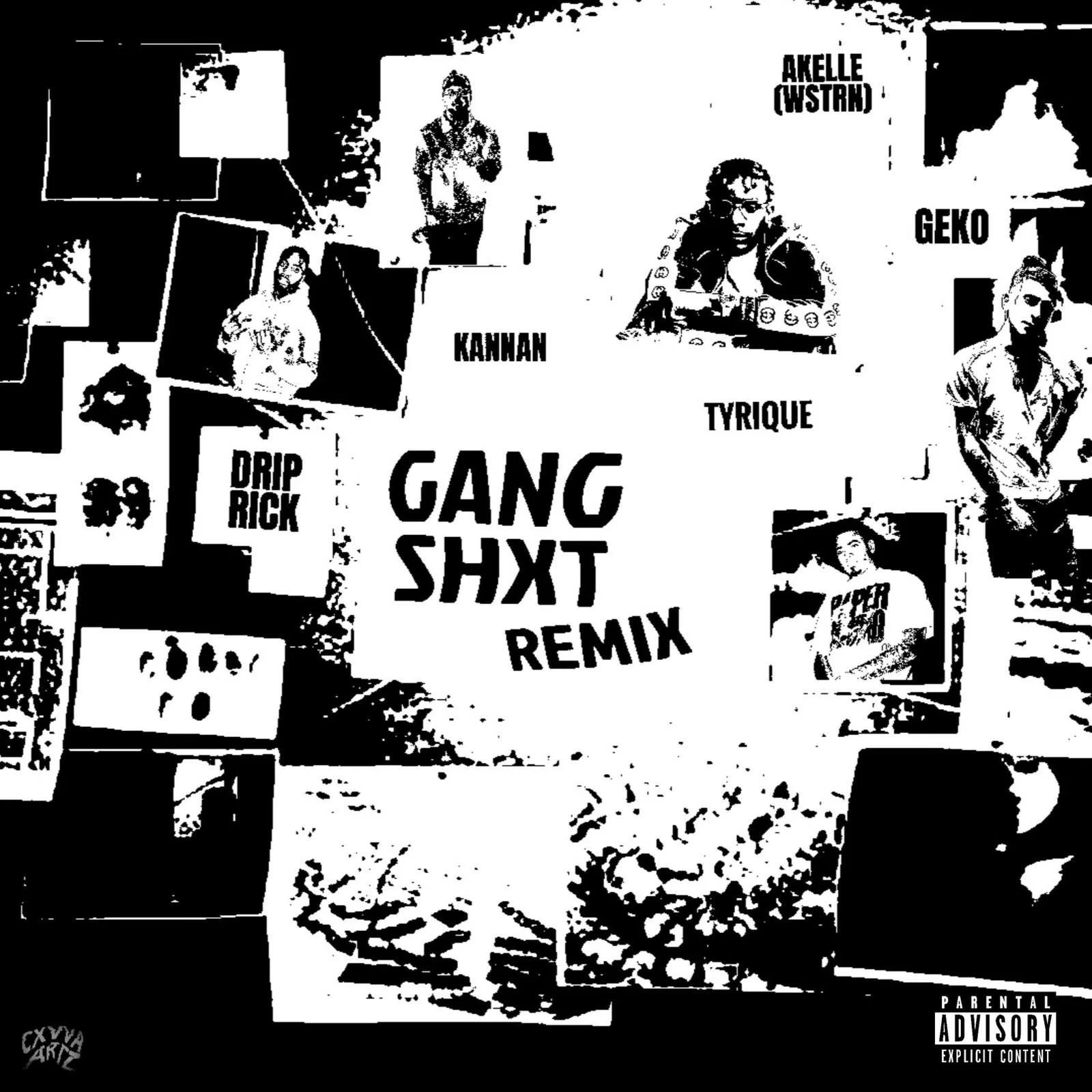 Drip Rick x Kannan ft: Akelle (Wstrn), Geko + Tyrique Hyde - Gxng Shxt (Remix) (Official Video)