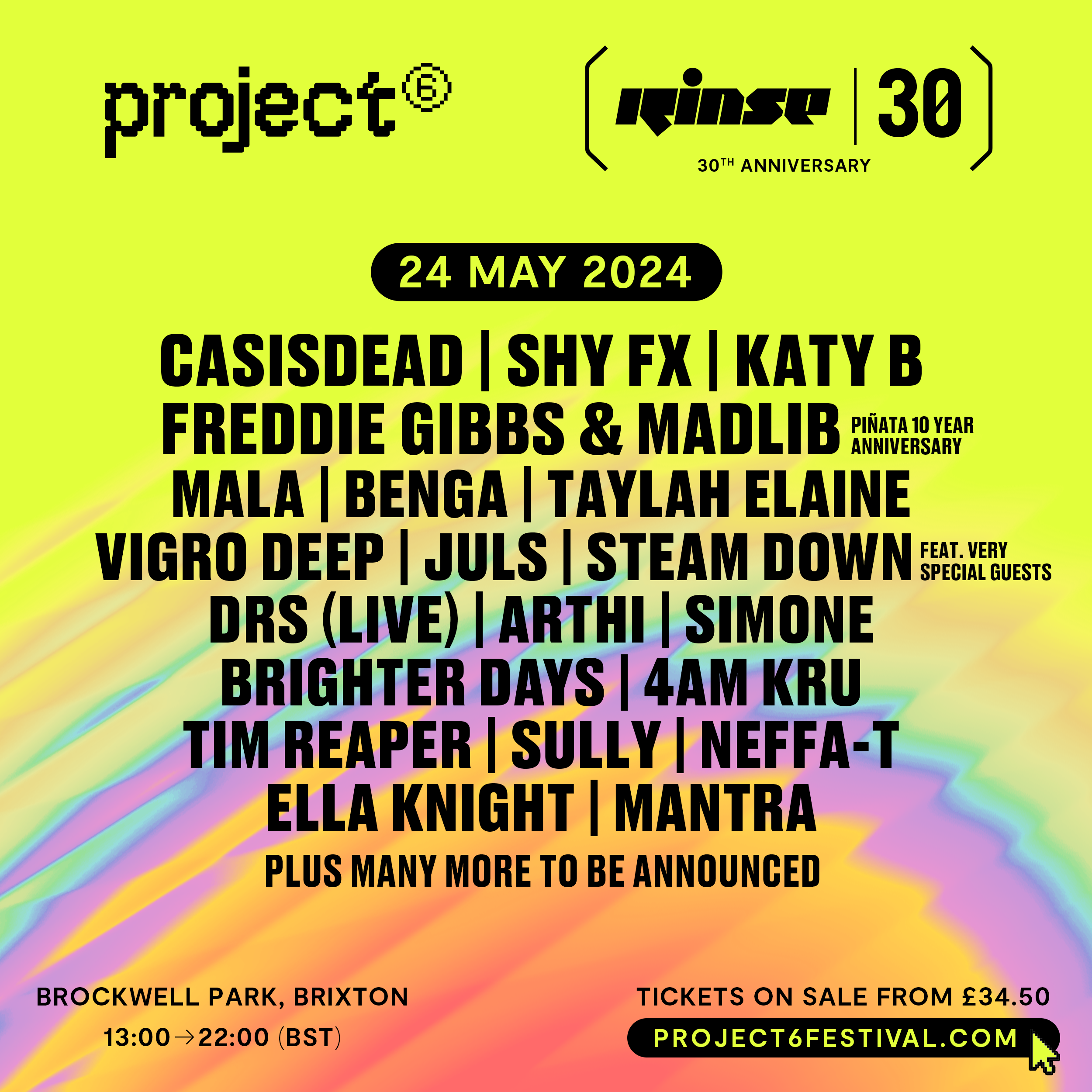 Project 6 x 30 Years of Rinse FM