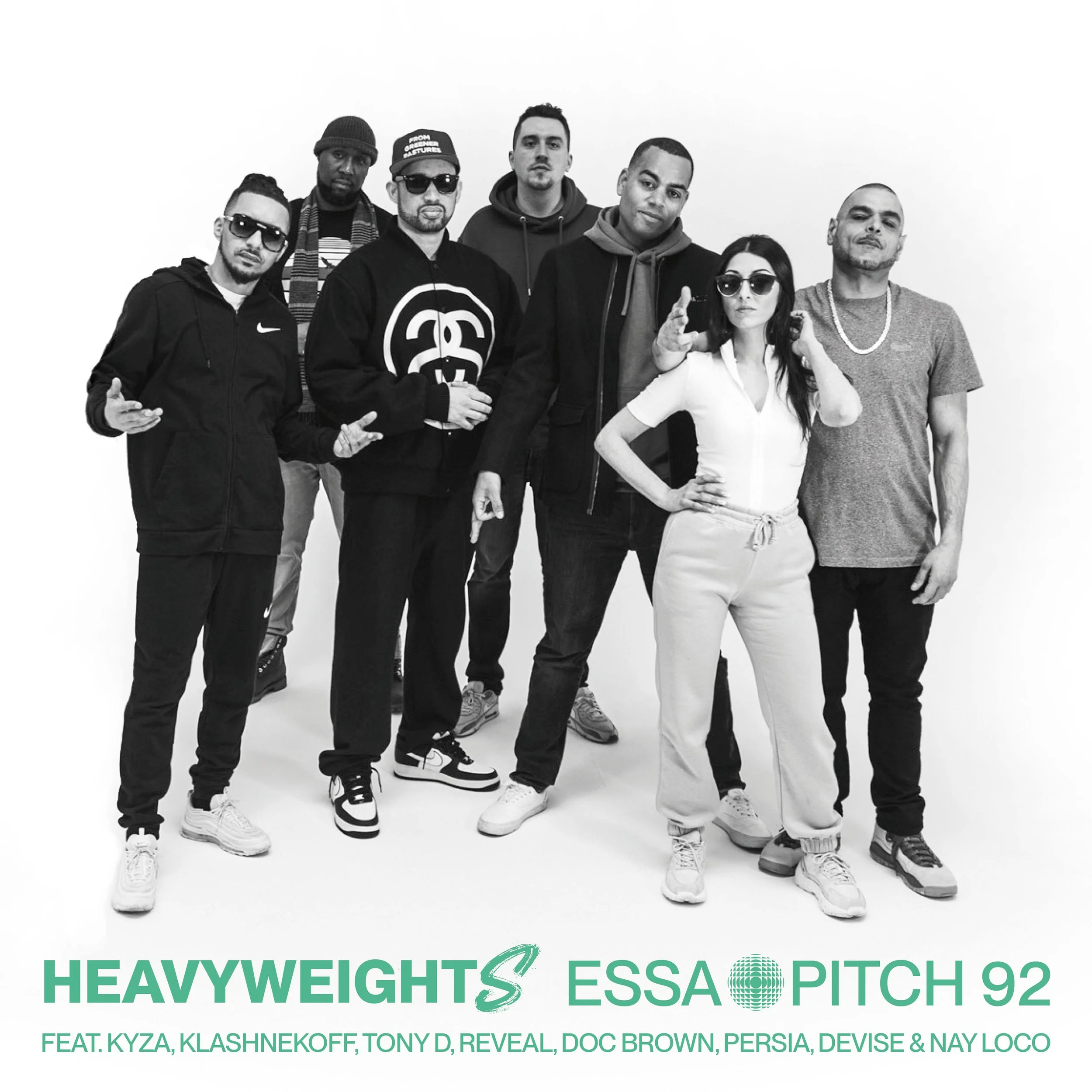 PREMIERE: Essa &amp; Pitch 92 ft: Klashnekoff, Kyza, Doc Brown, Tony D, Reveal, Devise, Nay Loco &amp; Persia - HeavyweightS (Official Video)