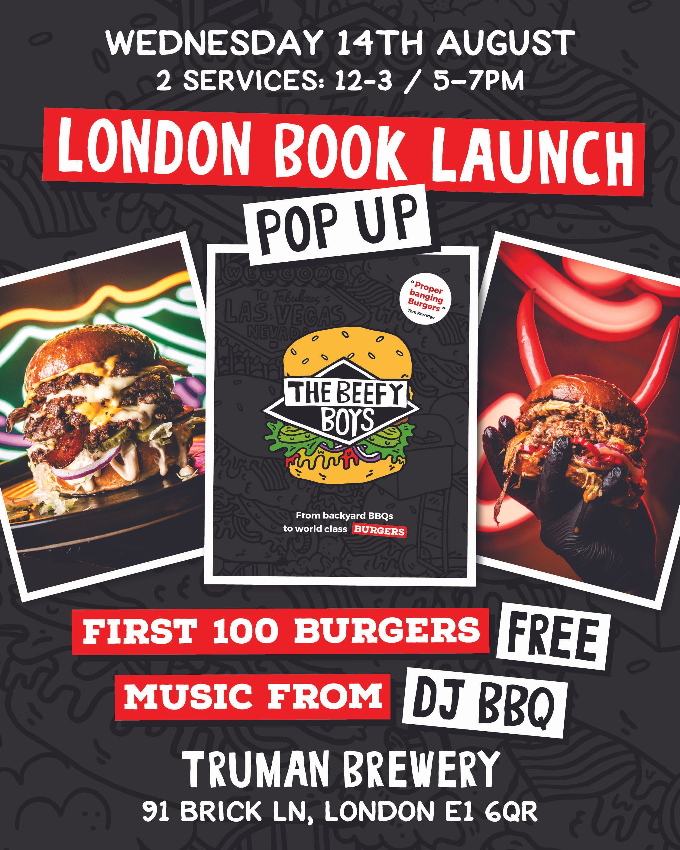 The Beefy Boys - London Book Launch Pop Up