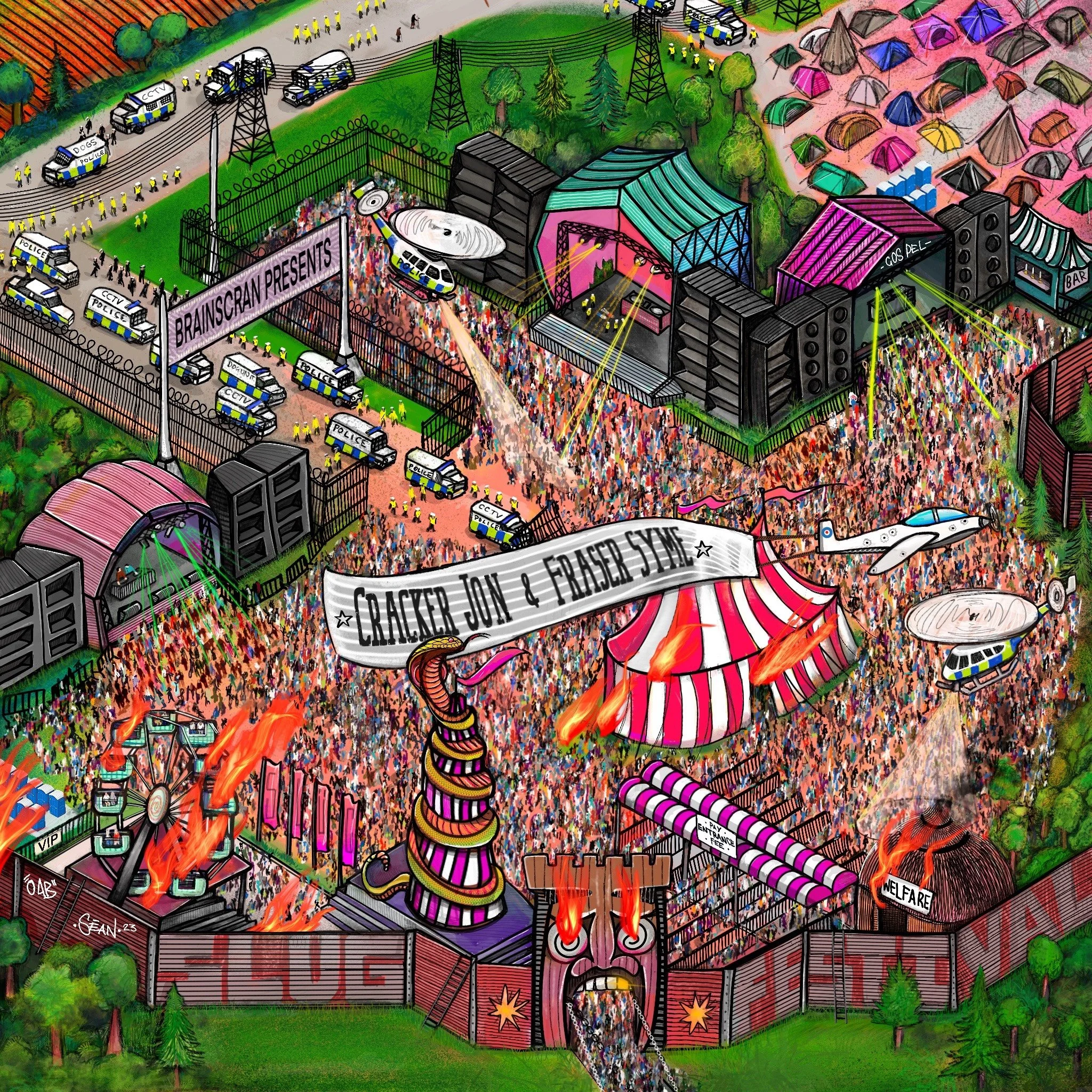 PREMIERE: Cracker Jon x Fraser Syme - Slug Festival (Album) + 10 Questions
