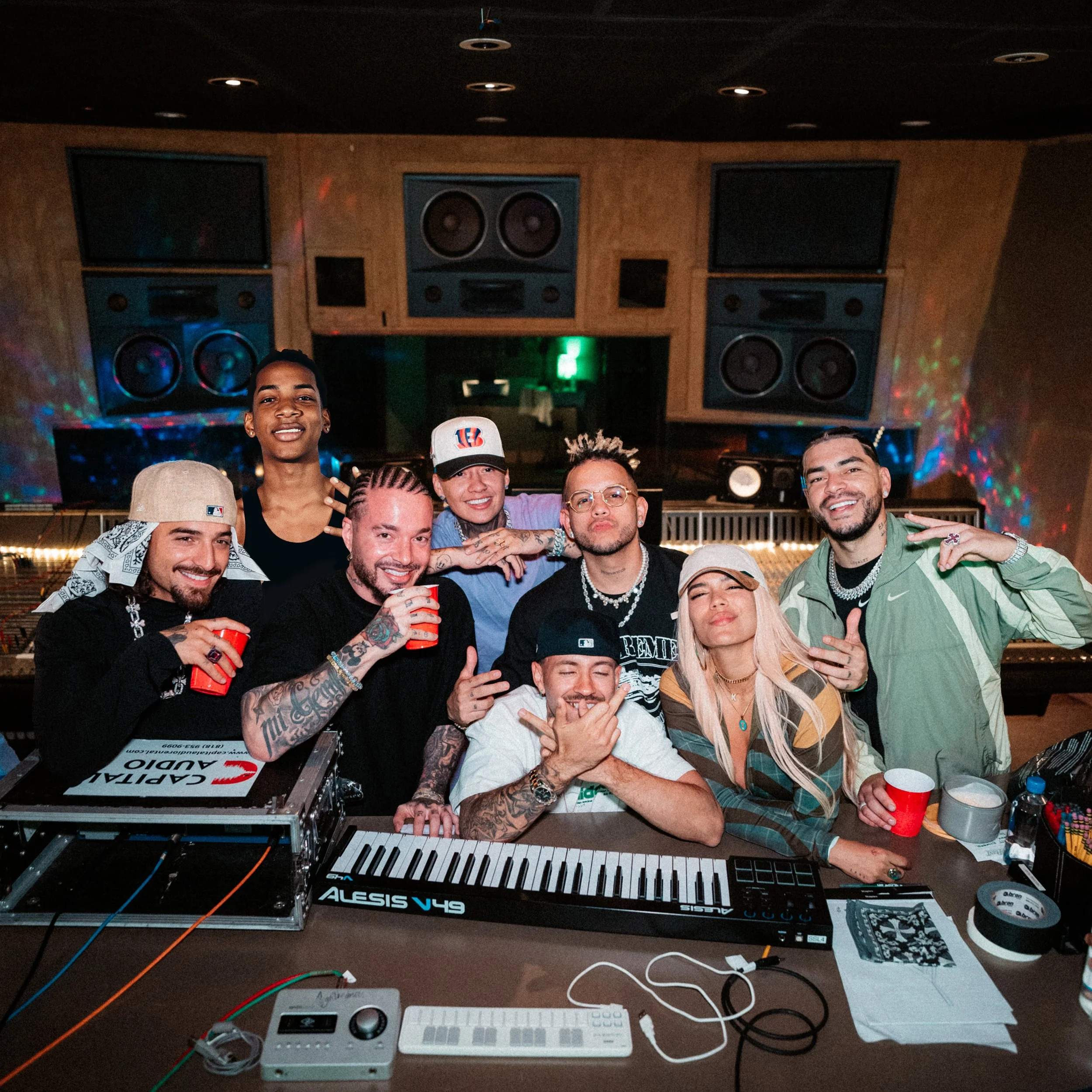 KAROL G x Feid x DFZM ft: Ovy On The Drums, J Balvin, Maluma, Blessd &amp; Ryan Castro - +57 (Official Video)