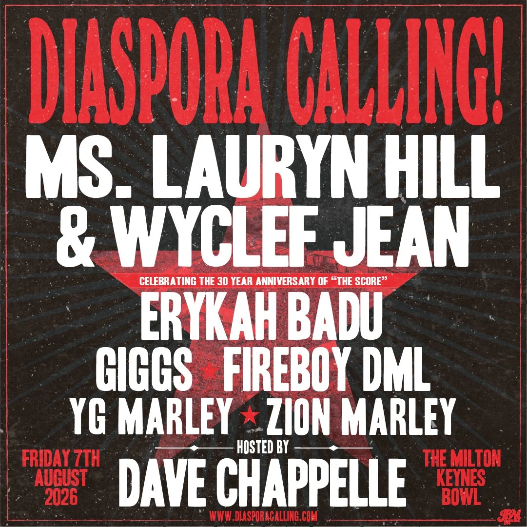 Diaspora Calling! Completes Landmark UK Debut Line-Up with Erykah Badu, Giggs, Fireboy DML and Dave Chappelle&nbsp;