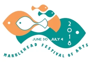 Finalists in the Festival Logo Contest are on display along with an extensive array of Festival tee shirts from past years.