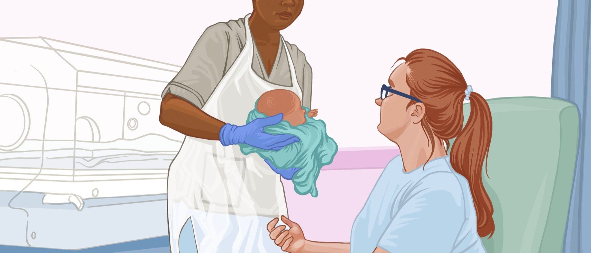 Labor & Delivery Clinical Skills Illustration 