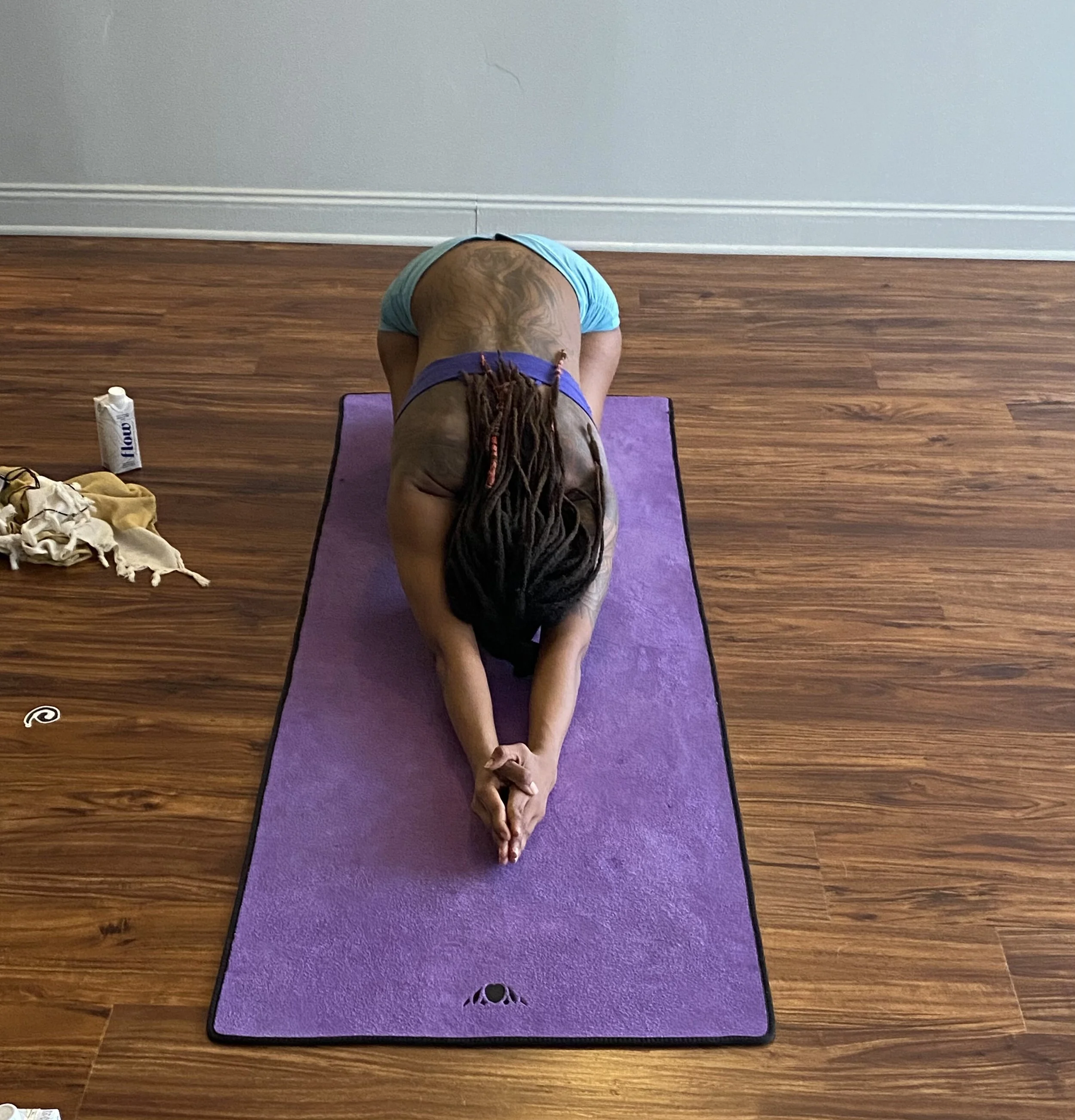 Day 22: Half Tortoise Pose 