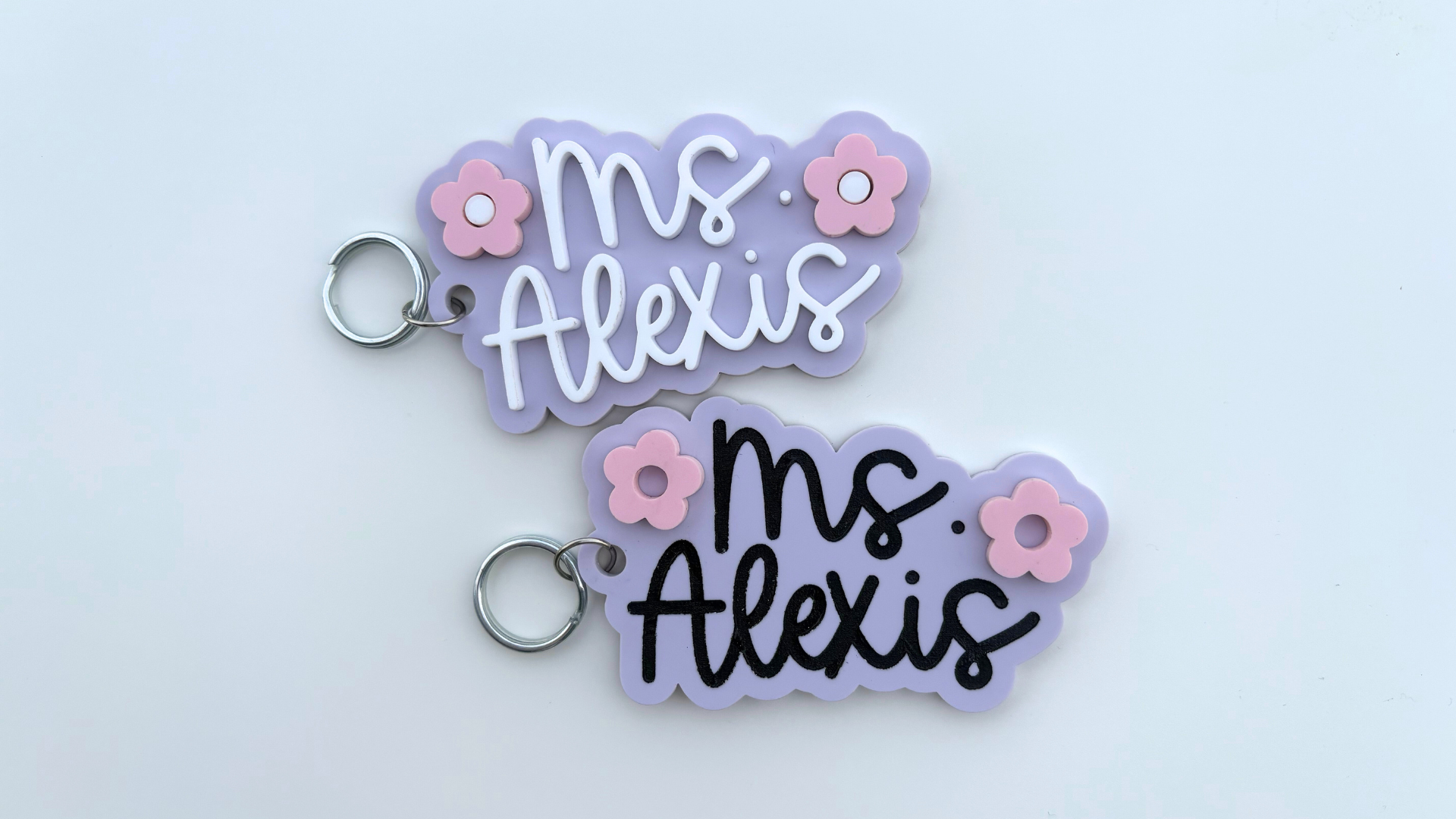 Teacher Flower Keychain Marketing Photo.png