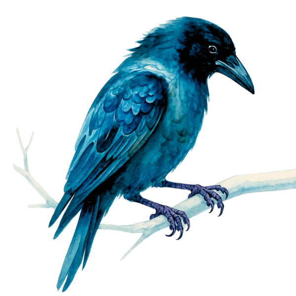 The Mortal Beings bird who welcomes you to Trevy Thomas's Substack