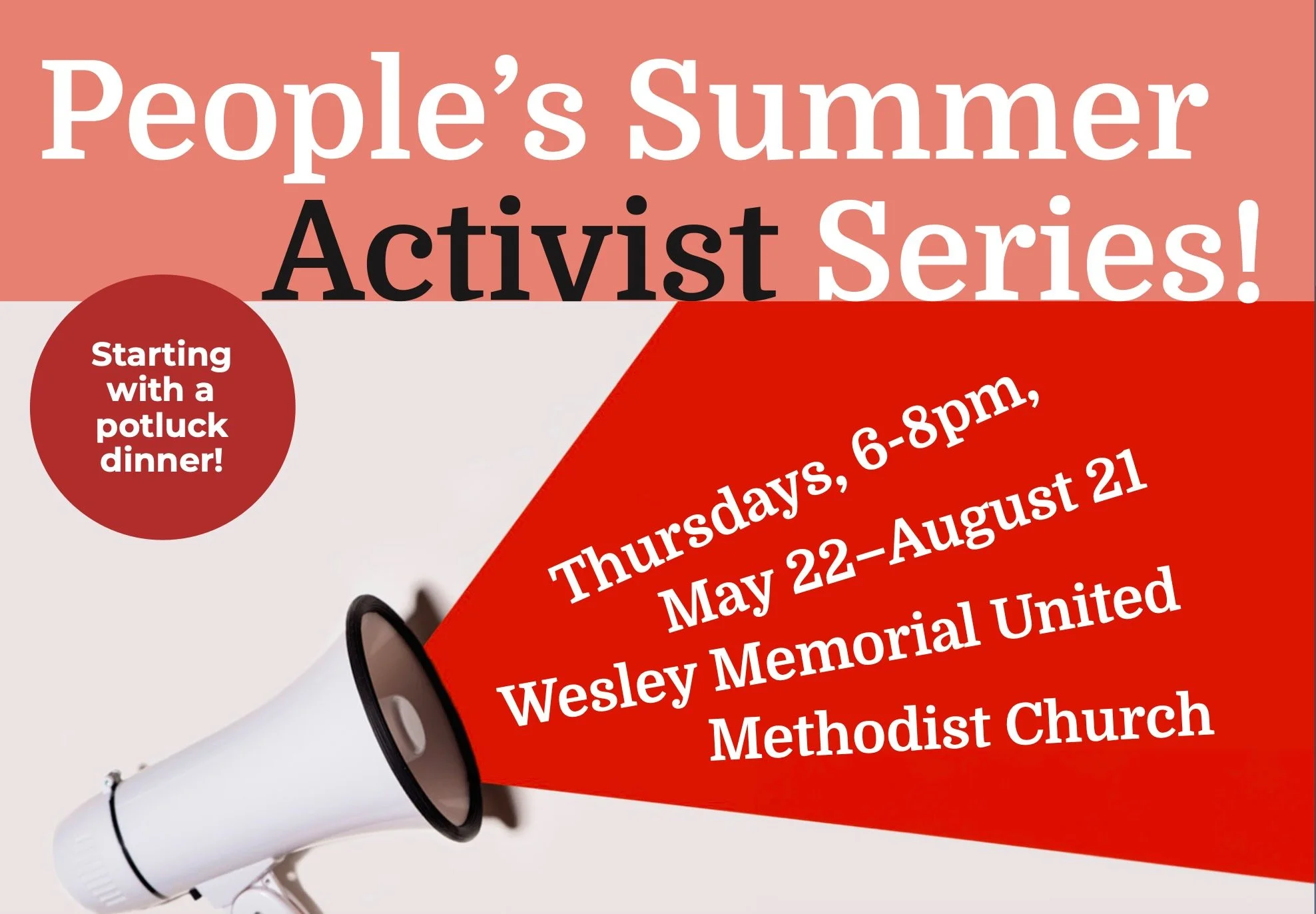 People's Summer Activist Series -- May 22