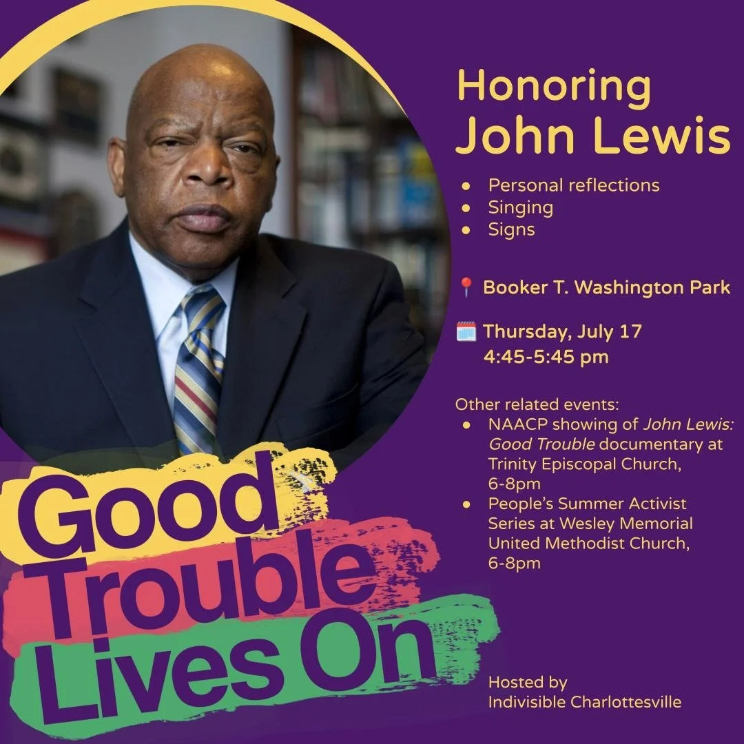Good Trouble Lives On: John Lewis Day of Action