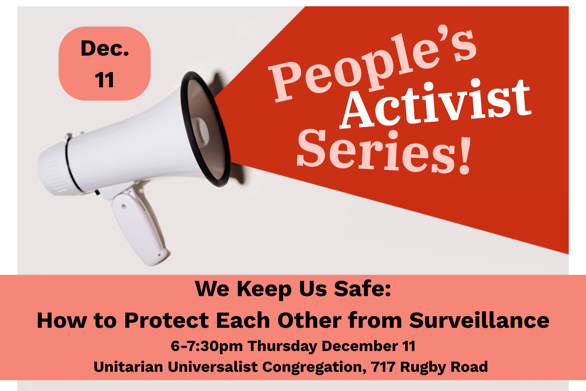 People's Activist Series—December 11