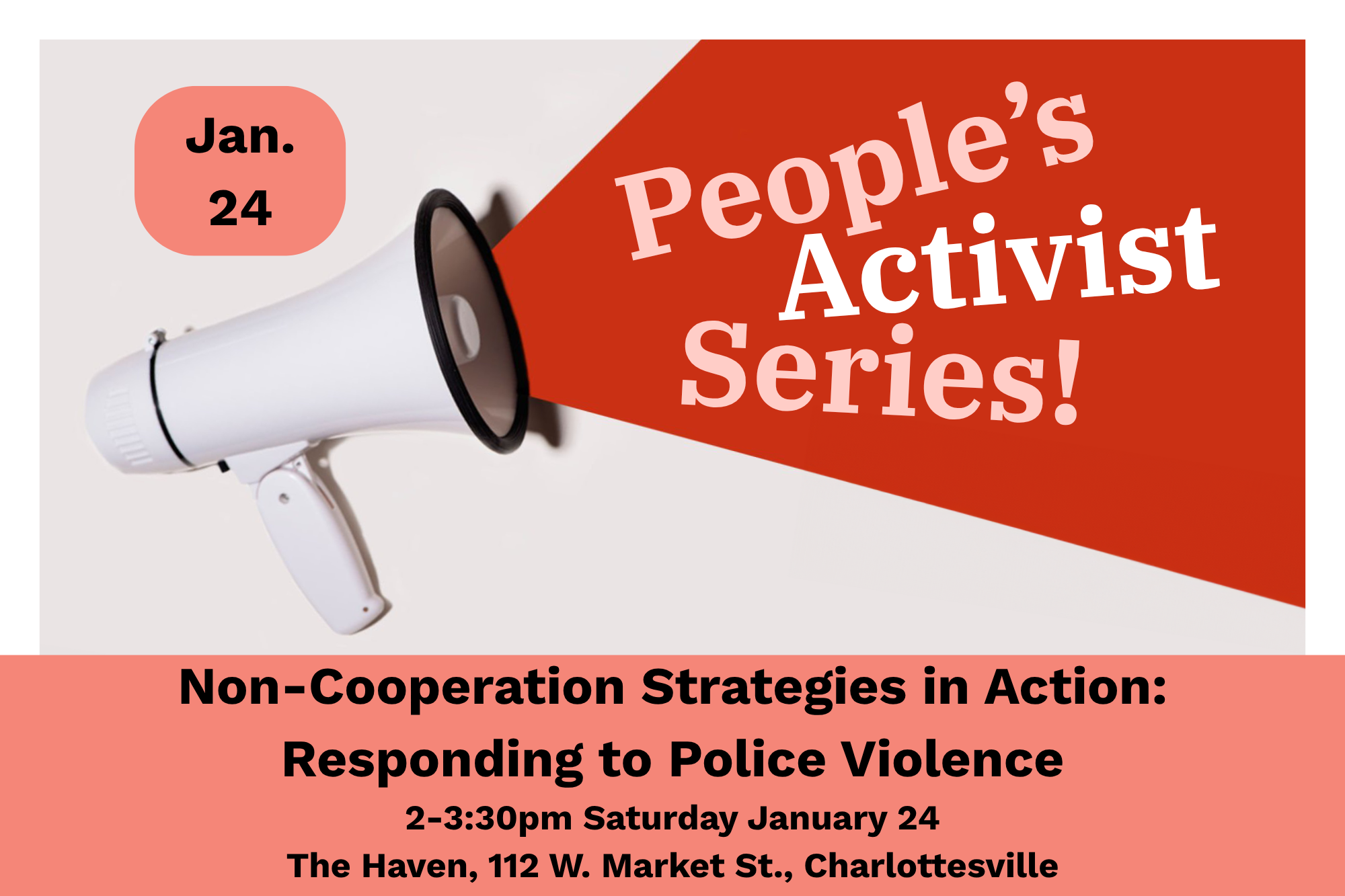 People's Activist Series—January 24