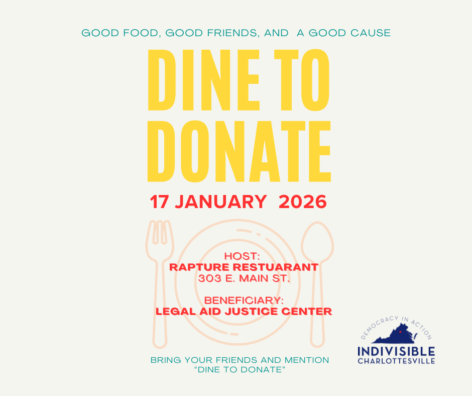 Dine to Donate (Rapture edition!)