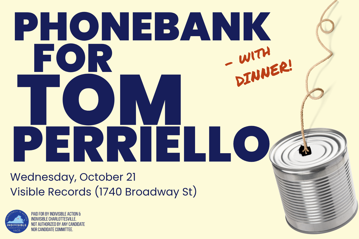 Phonebank For Tom Perriello
