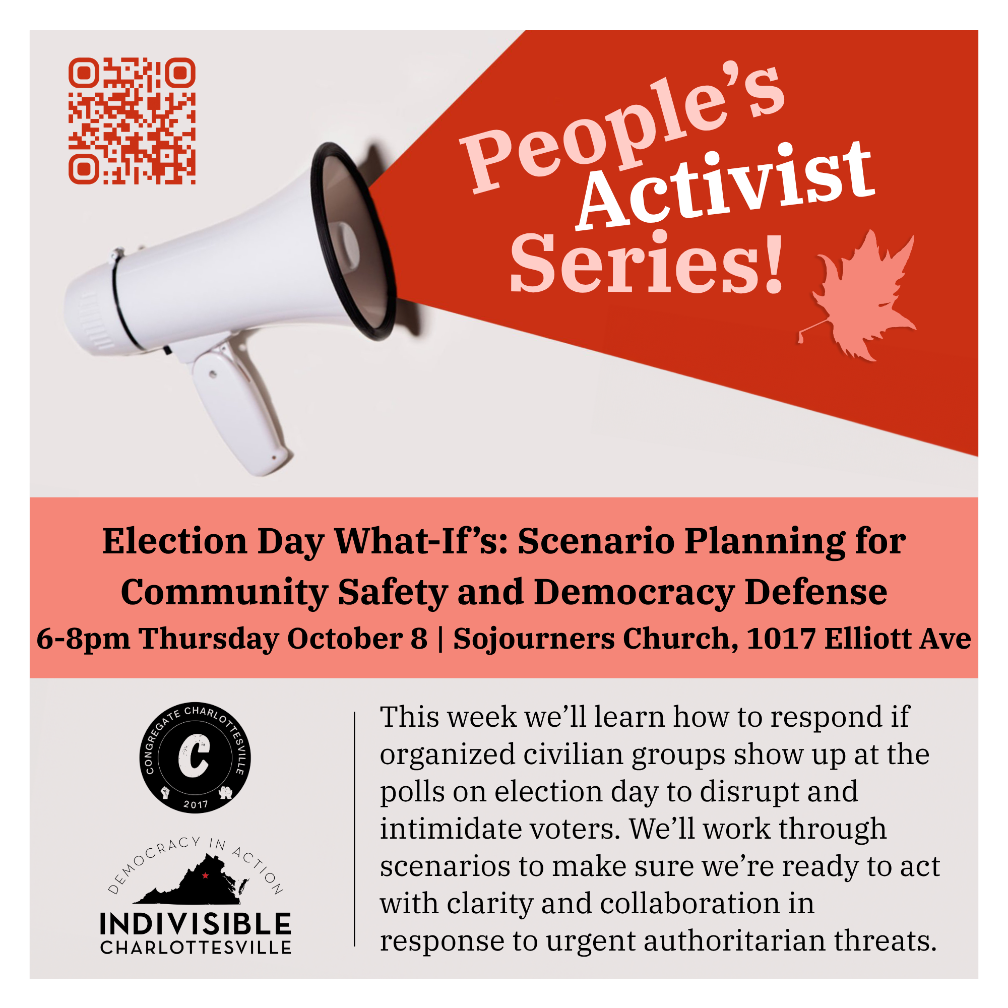 Election Day What-If’s: Scenario Planning for Community Safety and Democracy Defense