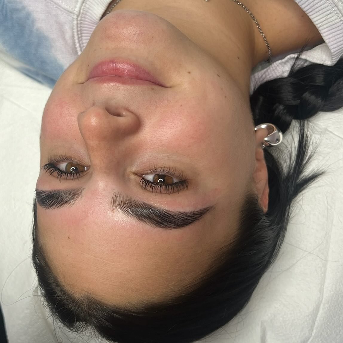 Brow lamination and tint after 👉🏼 before 

Done by Gina @supernatural.skn at our Jersey location