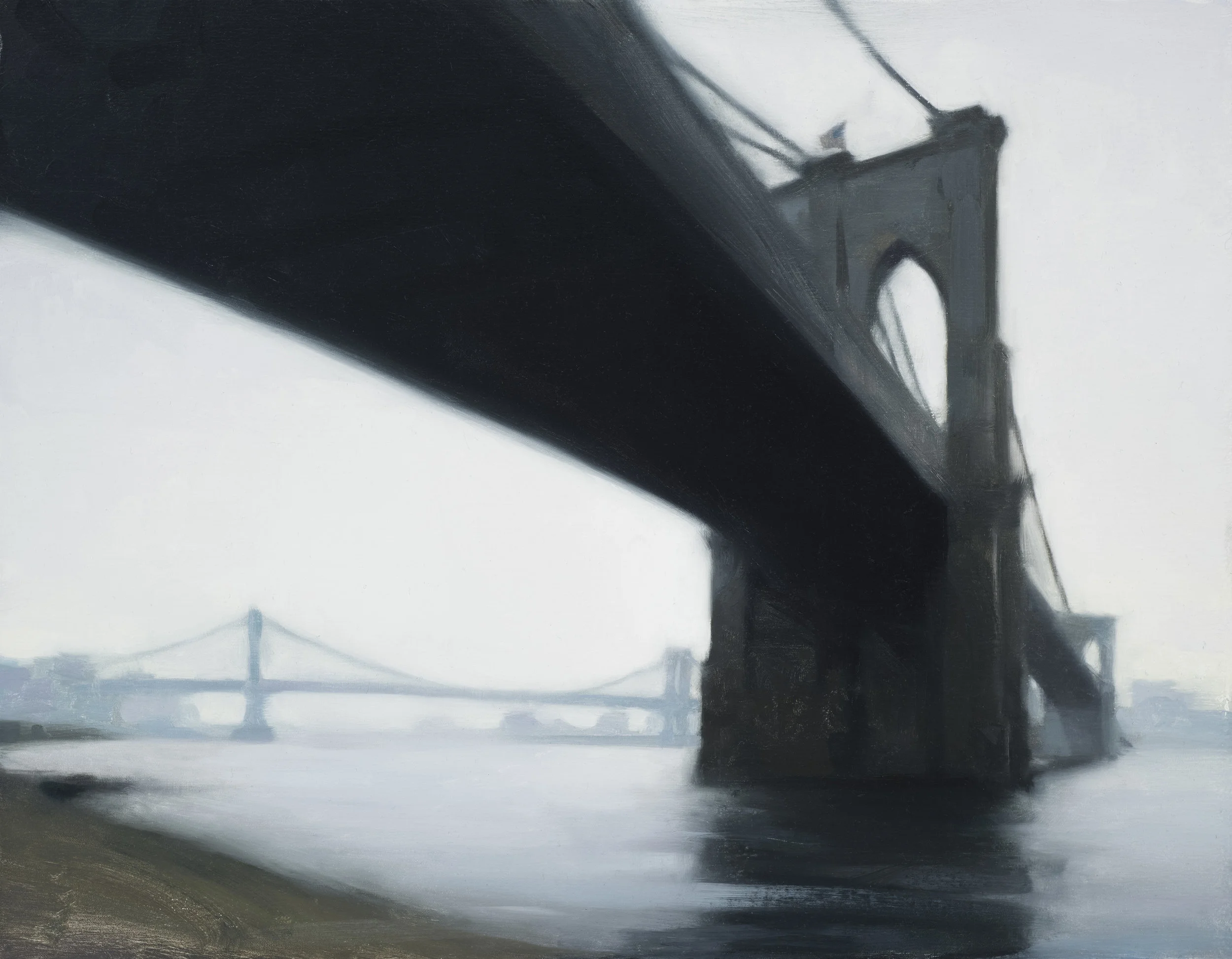 Study for East River, Overcast, 2018