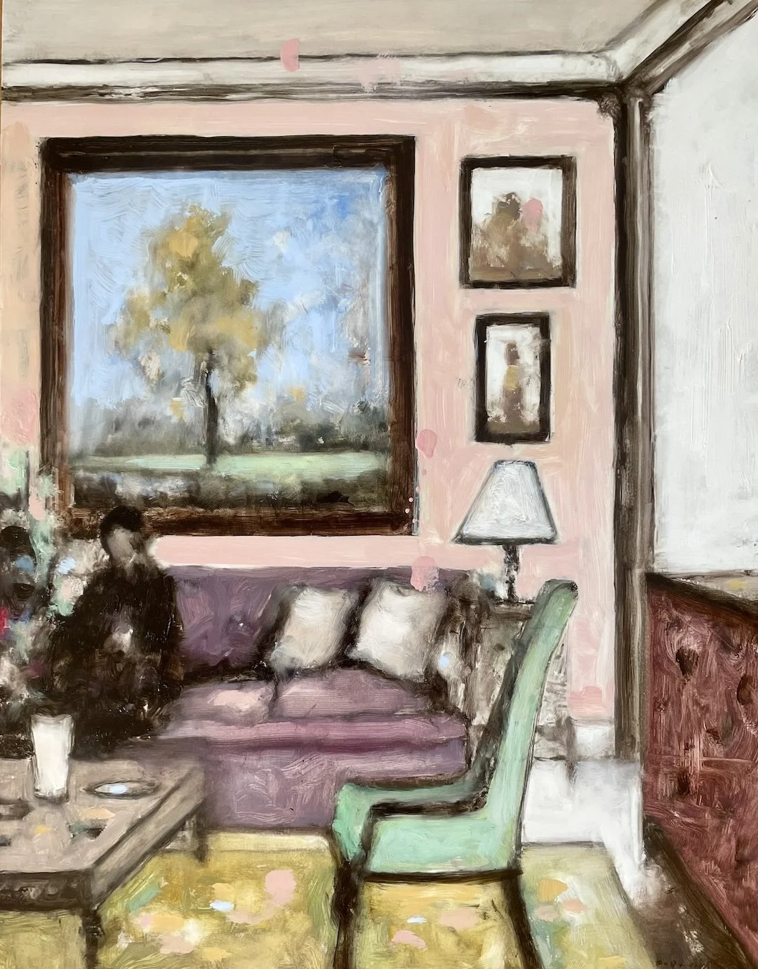 Interior with Green Chair, 2026