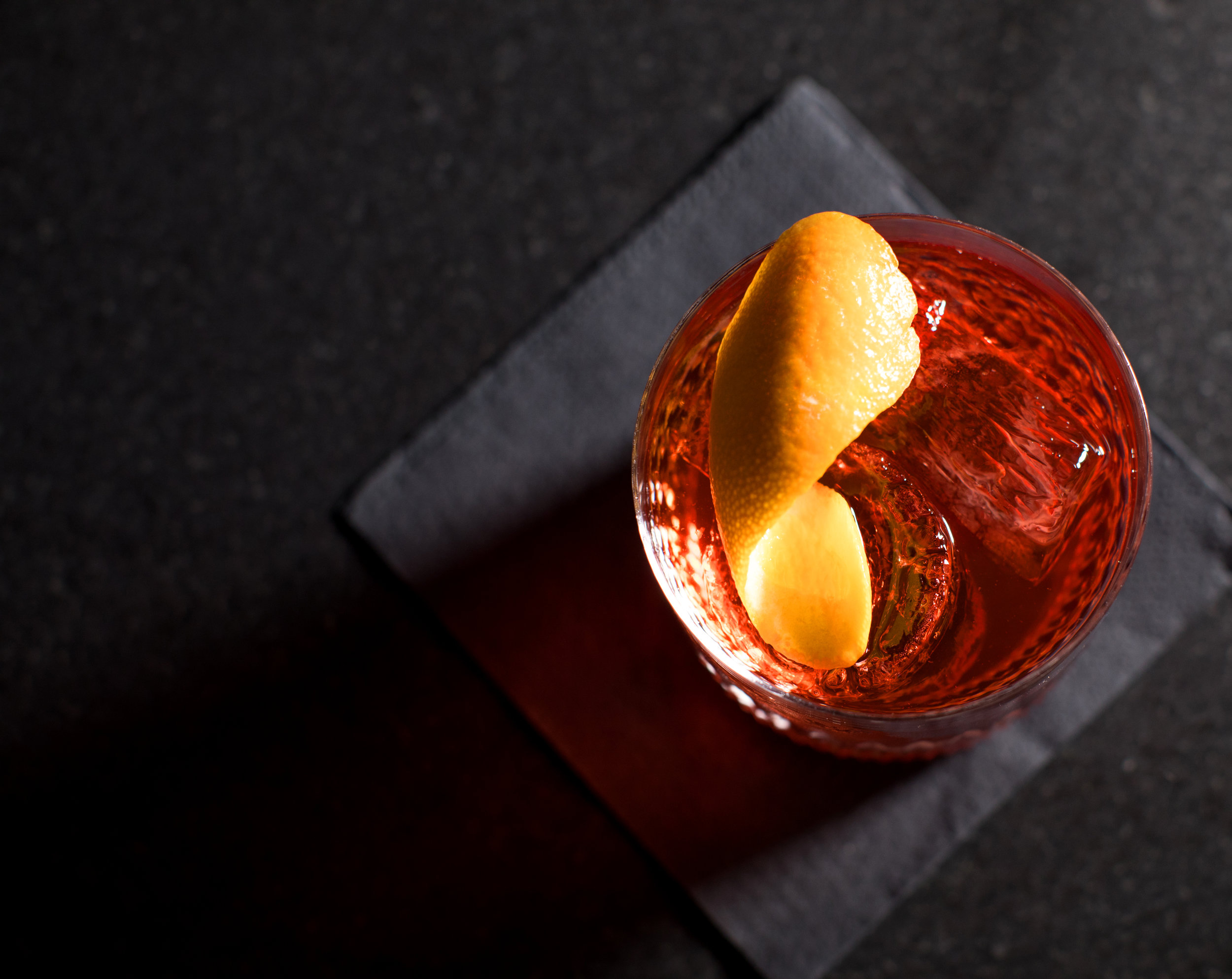 Enticing old fashioned at Bubo NYC.